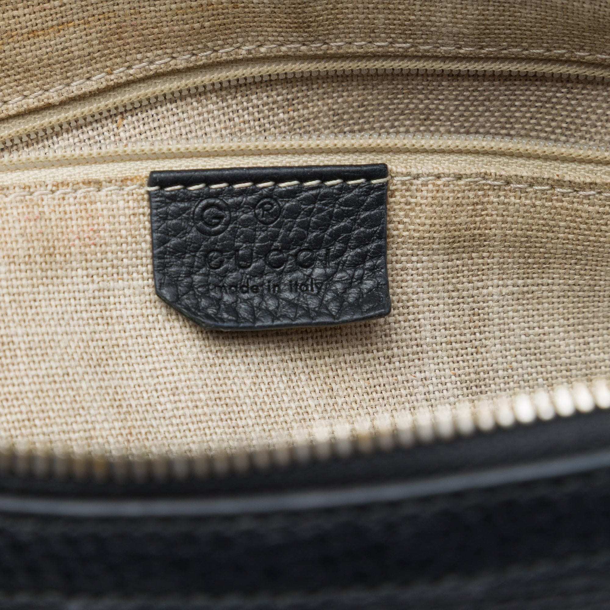 Gucci Dollar Calfskin GG Charm Satchel