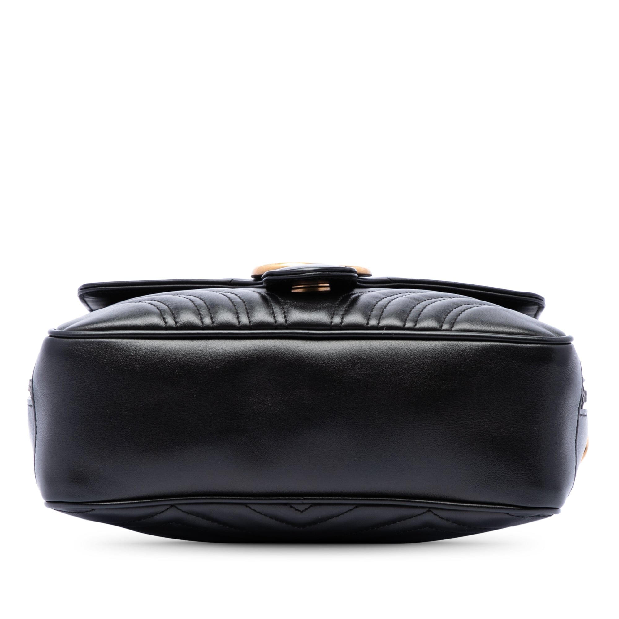 Gucci Small GG Marmont Matelasse Calfskin Top Handle Satchel
