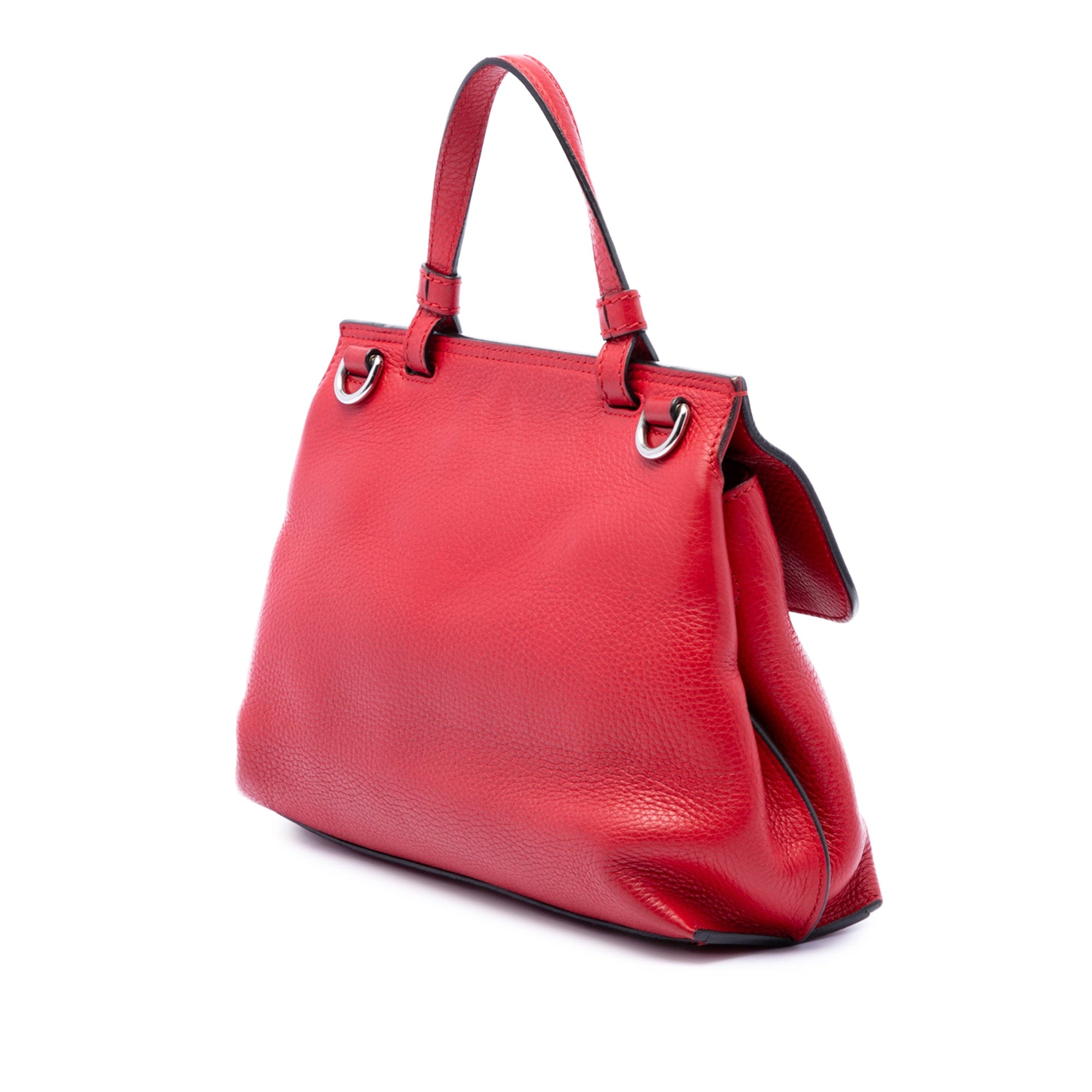 Gucci Small Calfskin Bamboo Daily Satchel