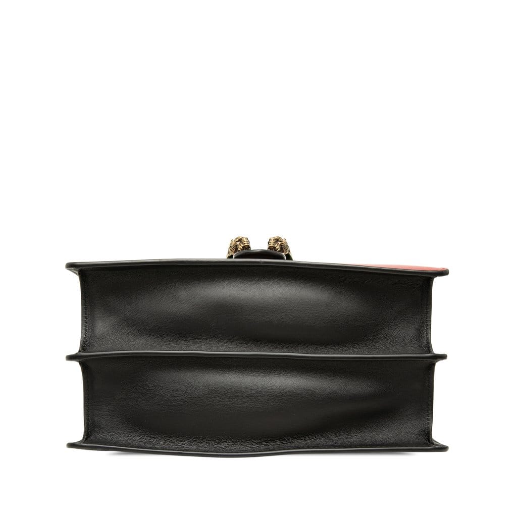 Gucci Medium Bamboo Dionysus Web Leather Satchel
