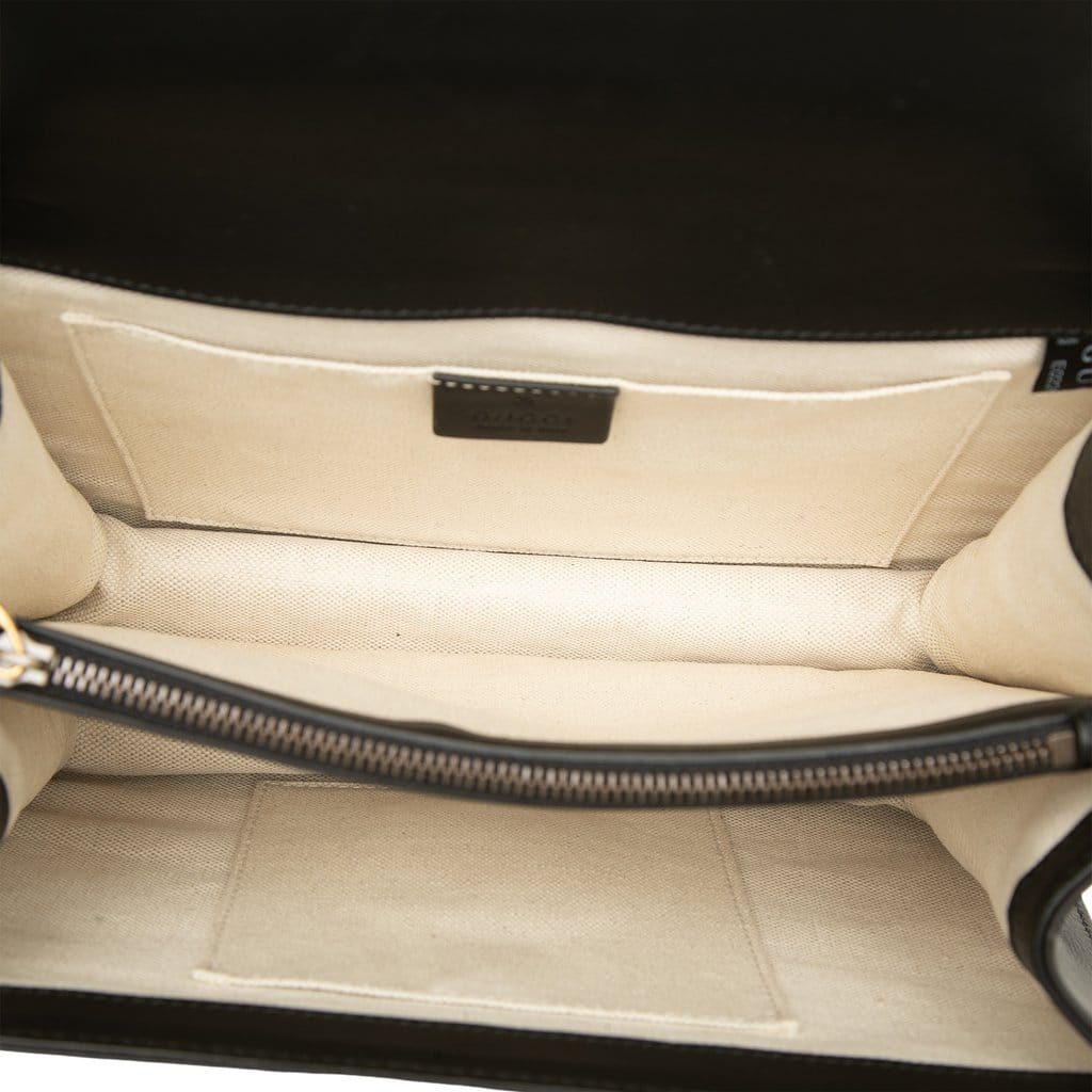 Gucci Medium Bamboo Dionysus Web Leather Satchel