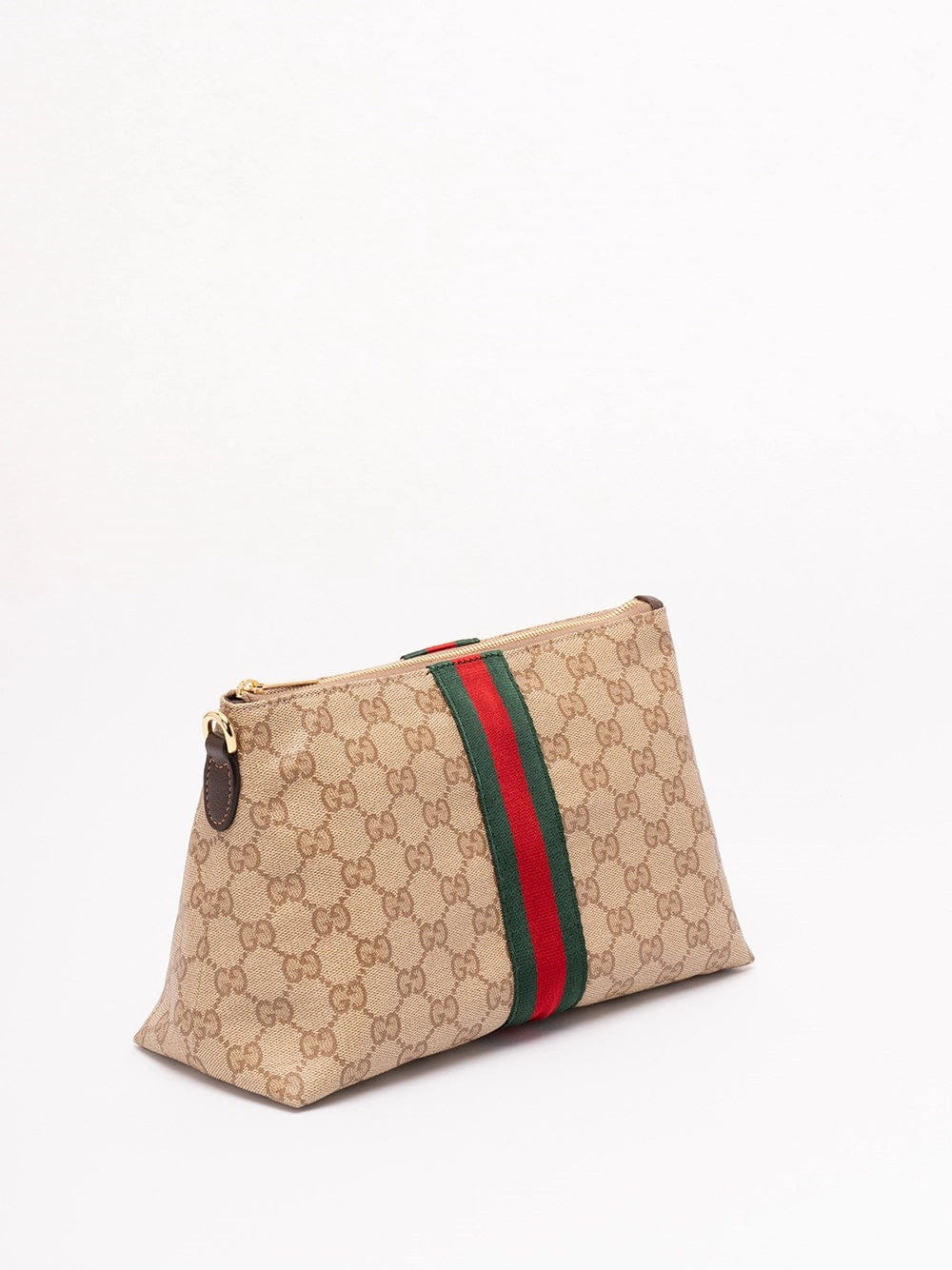 Gucci Men Gg Coated Web Pouch