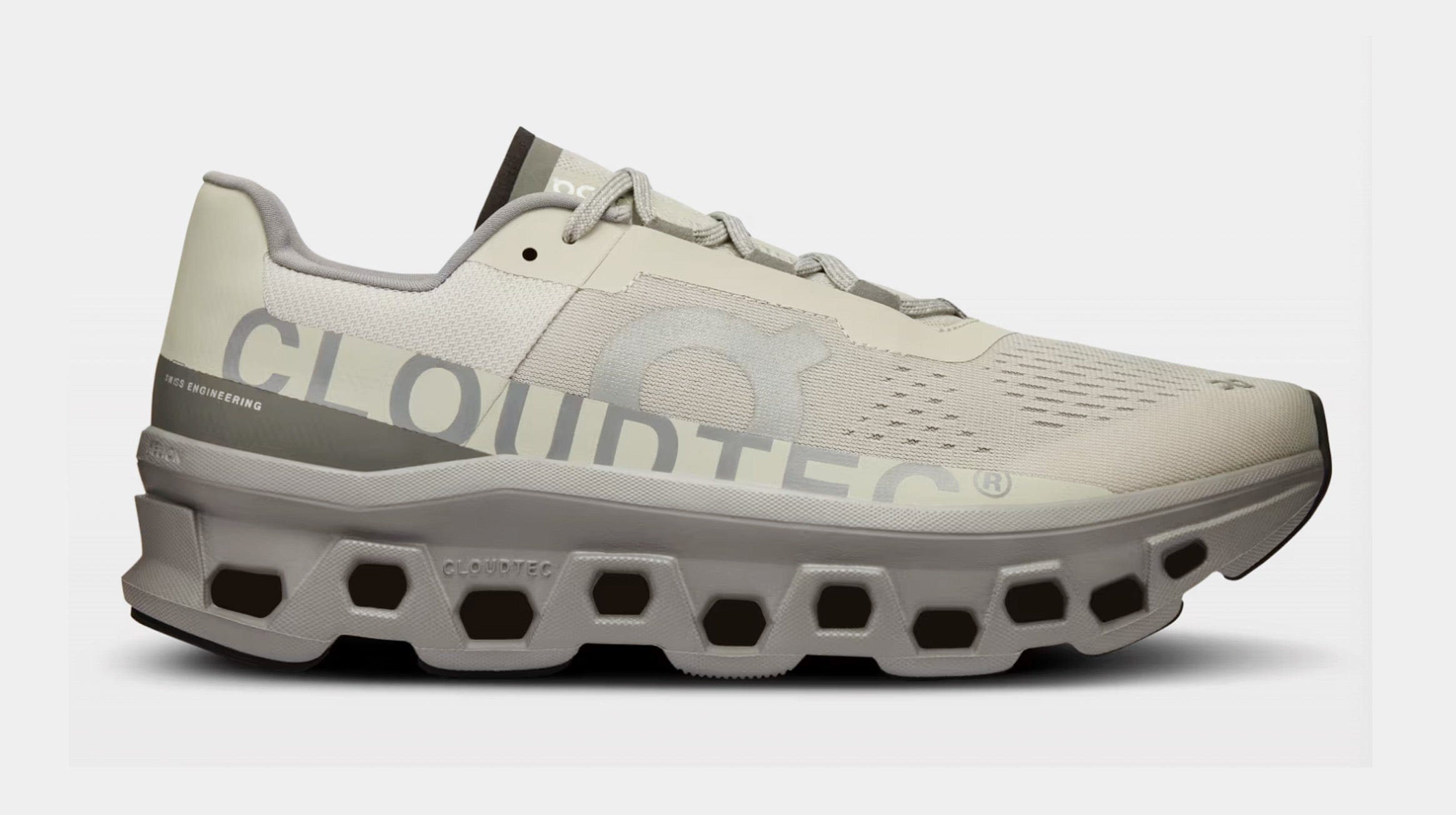 On Running Cloudmonster Mens Running Shoes (Ice/Alloy)