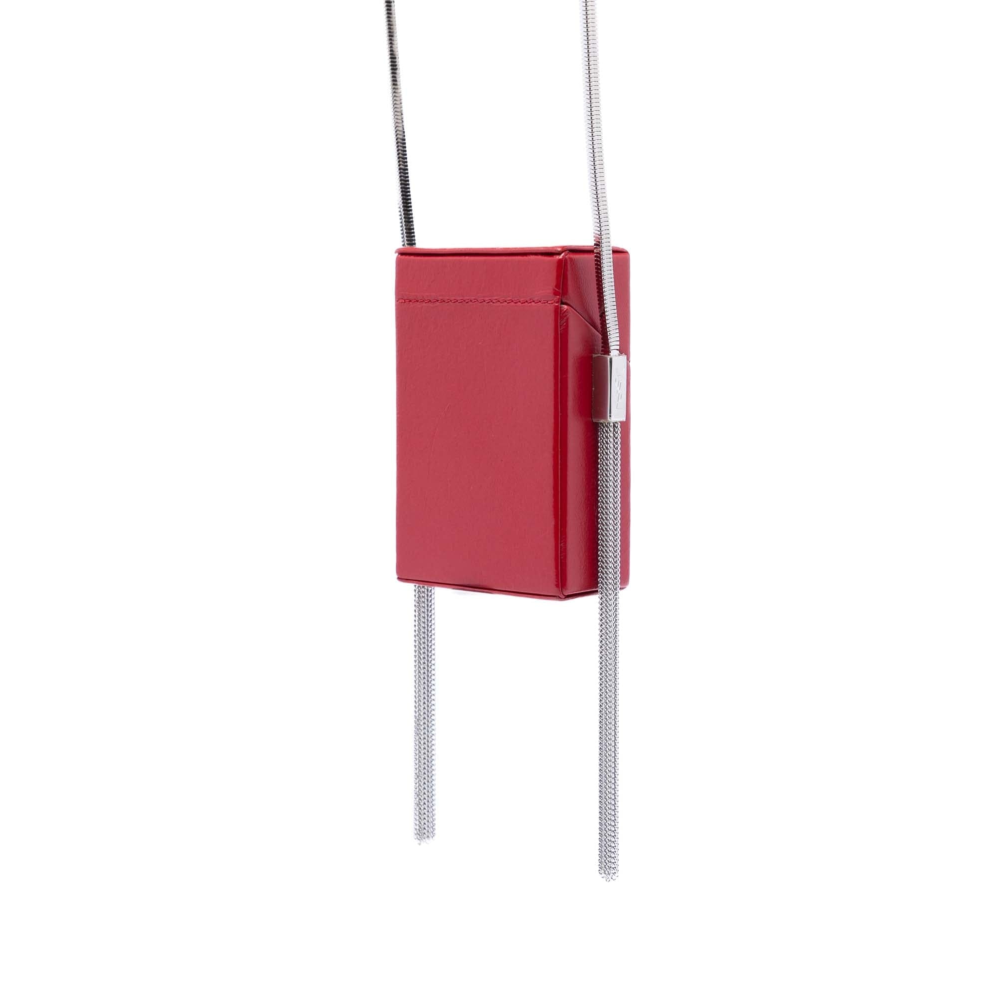 Saint Laurent Mini Lambskin Smoking Box Crossbody