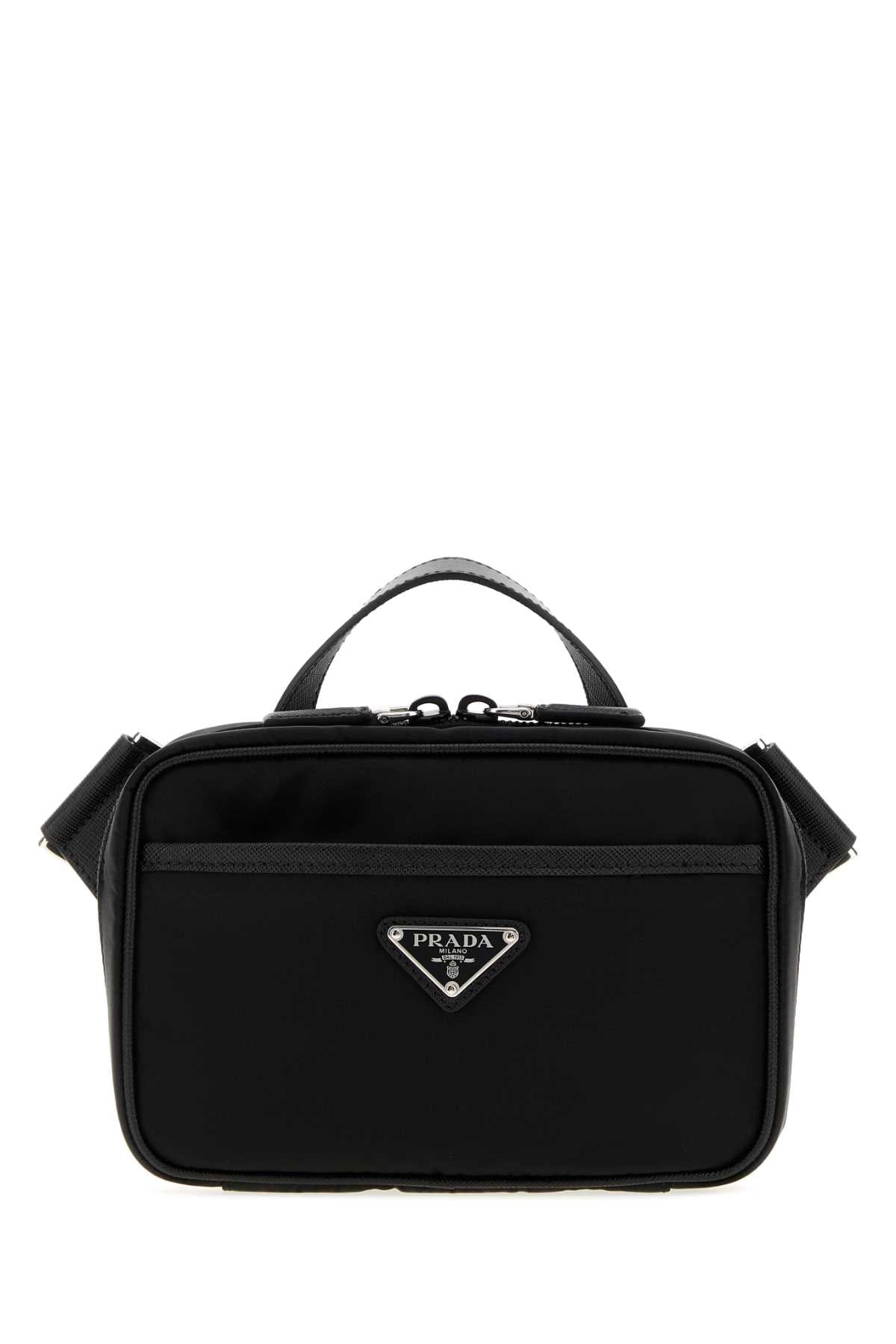 Prada Men Black Re - Nylon Crossbody Bag