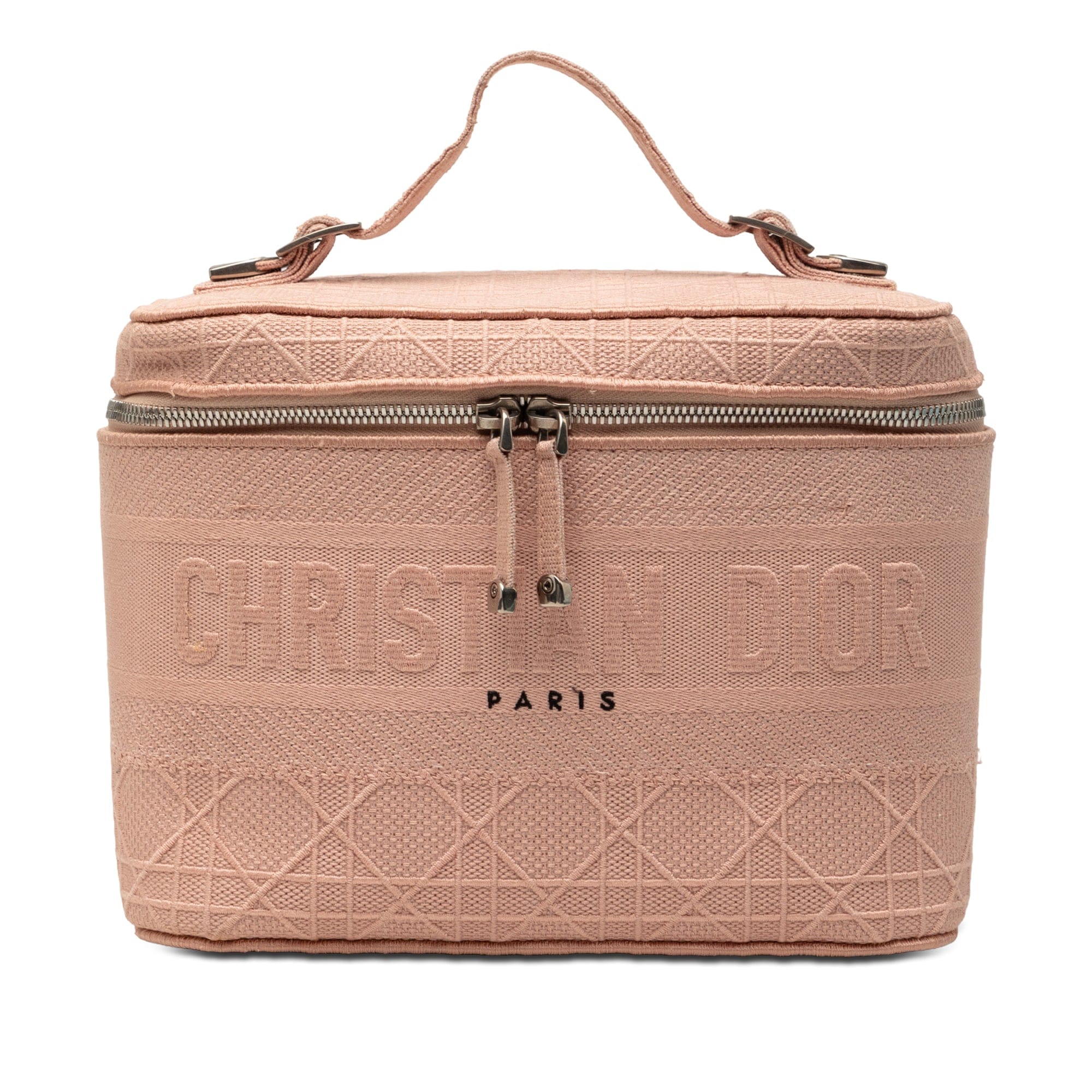 Diortravel Canvas Cannage D Lite Vanity Case