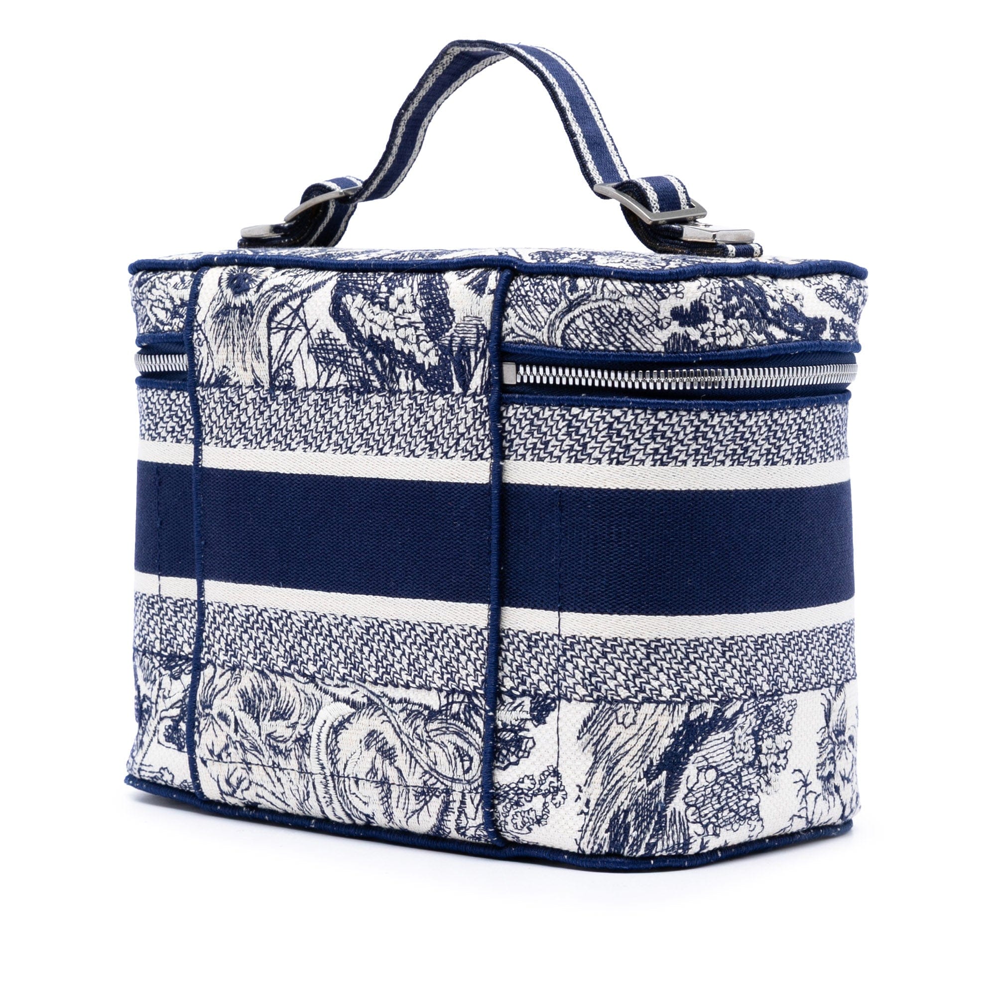 Dior Embroidered Canvas Toile De Jouy DiorTravel Vanity Case