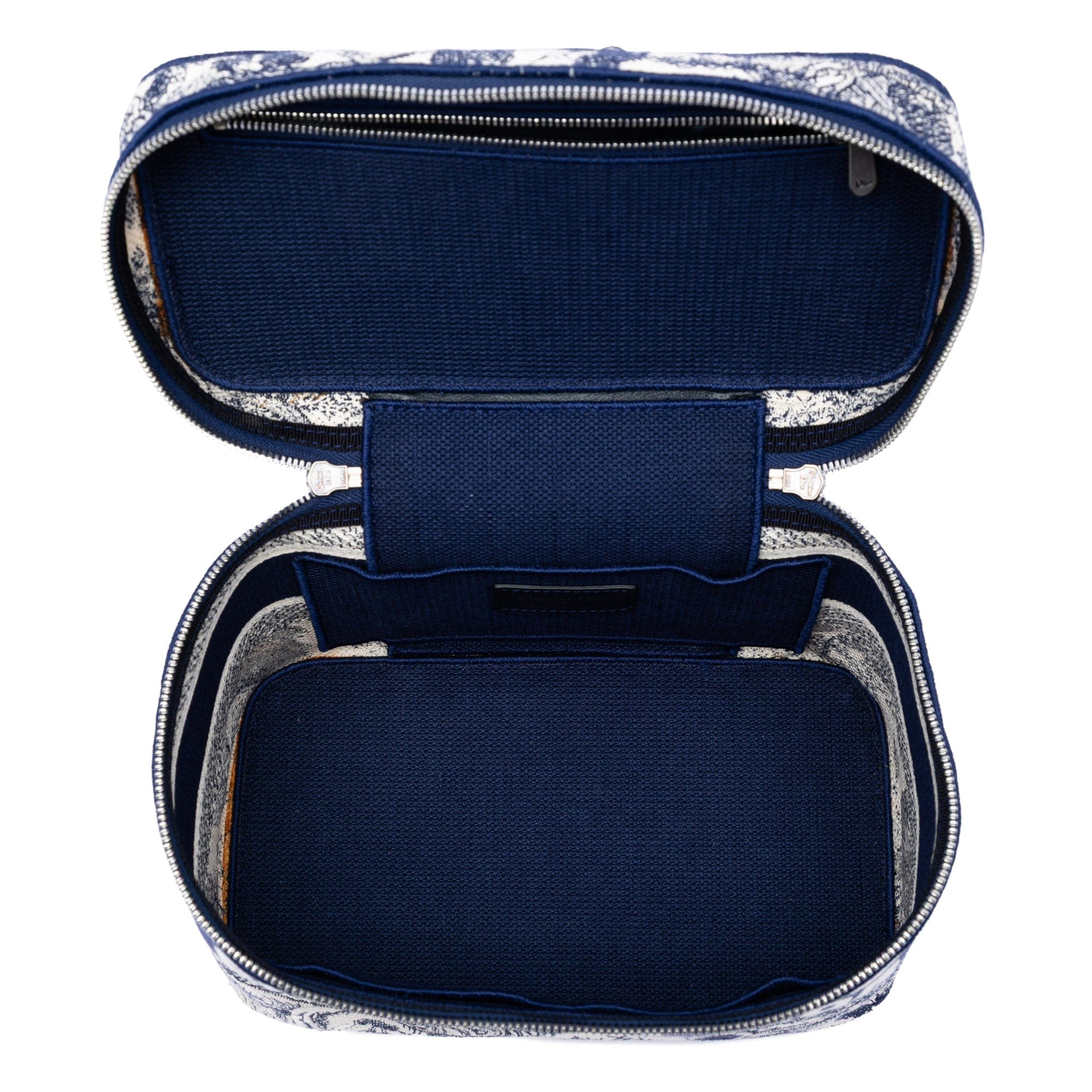 Dior Embroidered Canvas Toile De Jouy DiorTravel Vanity Case