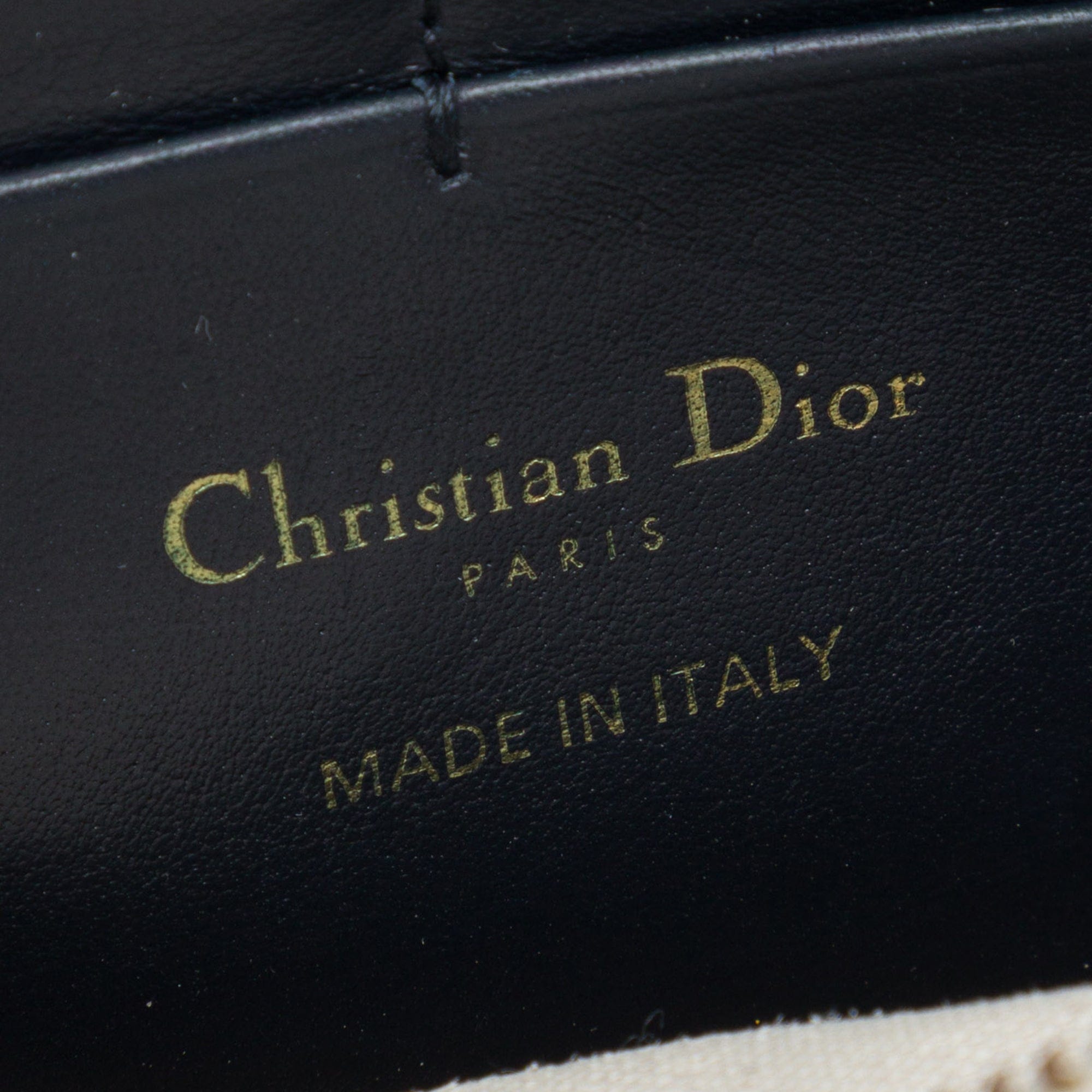 Dior Oblique Canvas Saddle Pouch Wallet on Chain