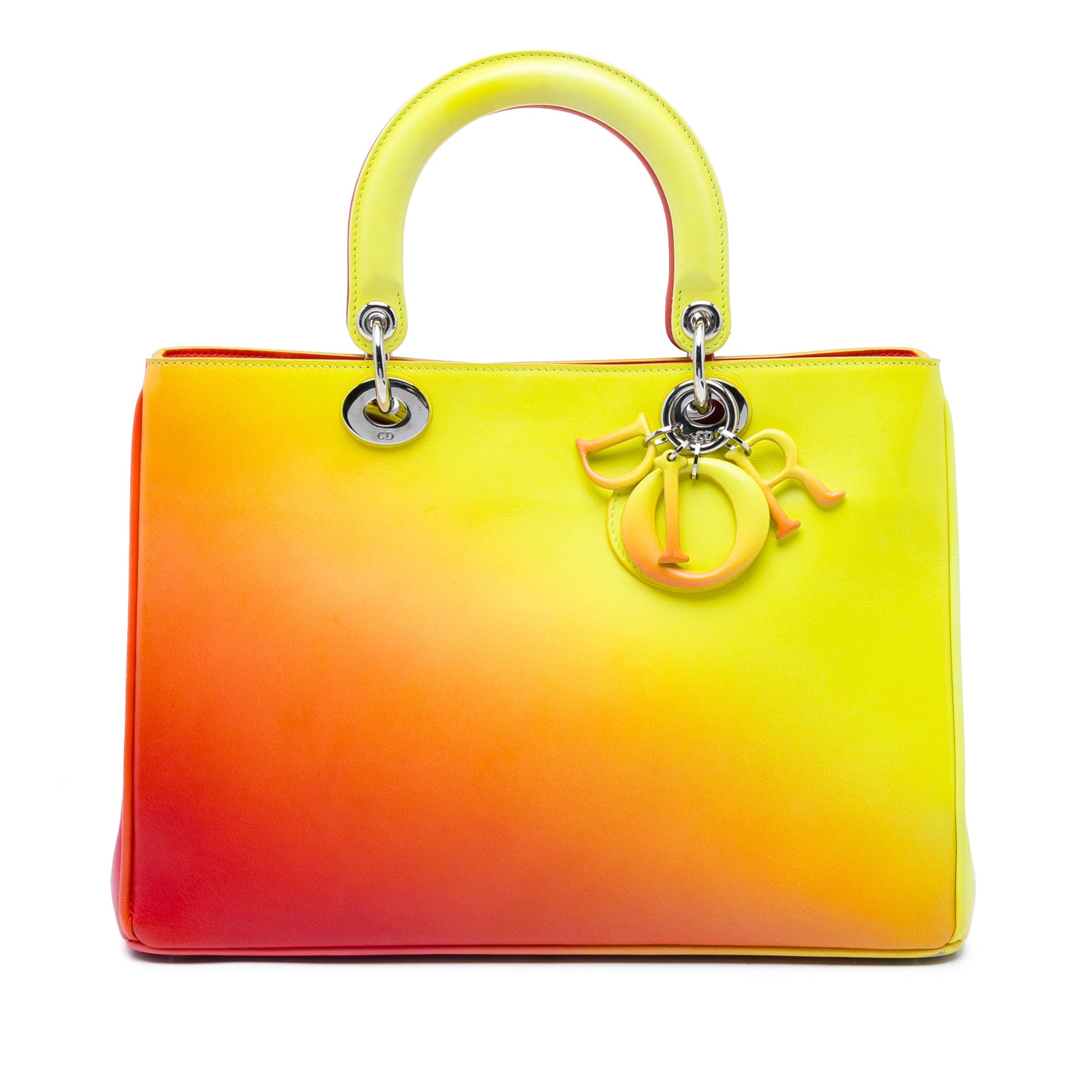 Dior Medium Gradient Calfskin Diorissimo Satchel