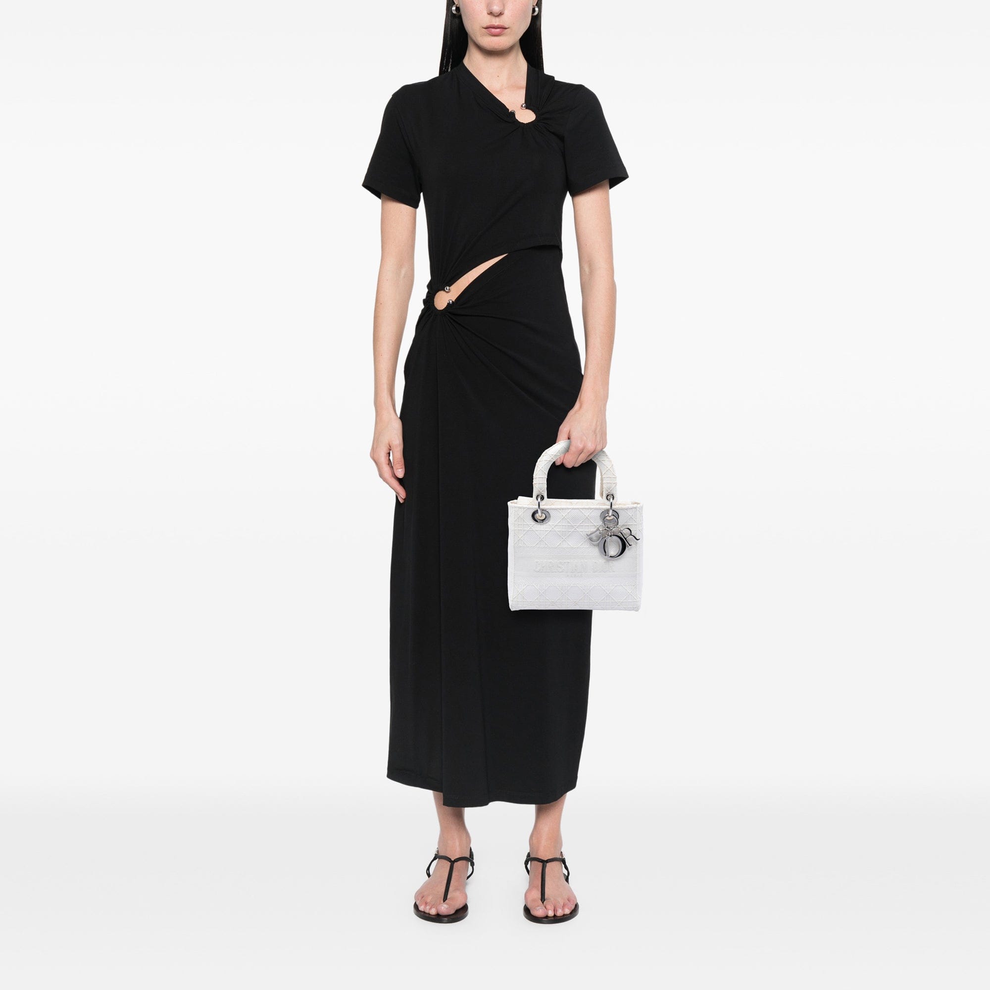 Dior Medium Canvas Cannage Lady D Lite