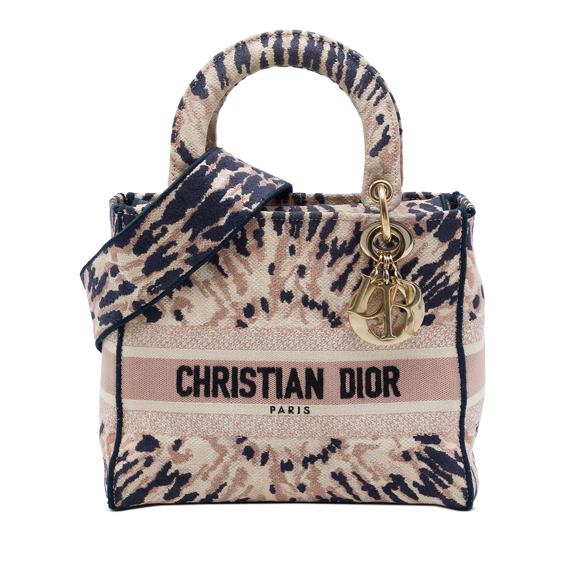 Dior Medium Embroidered Canvas Tie Dye Lady D Lite