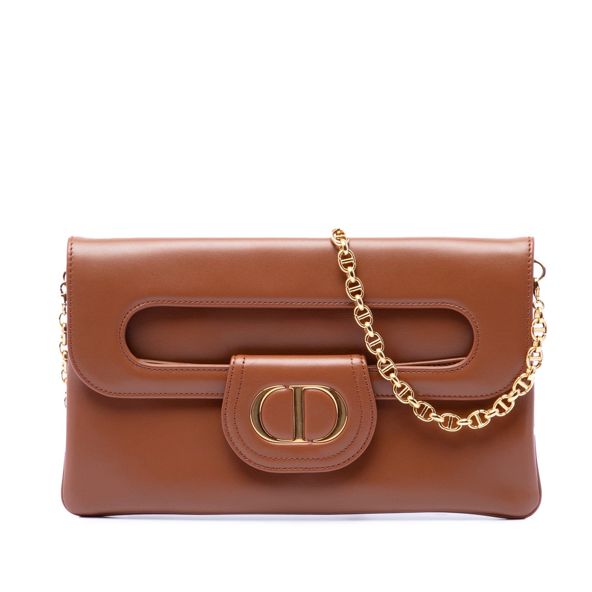 Dior Medium Calfskin DiorDouble Chain Bag