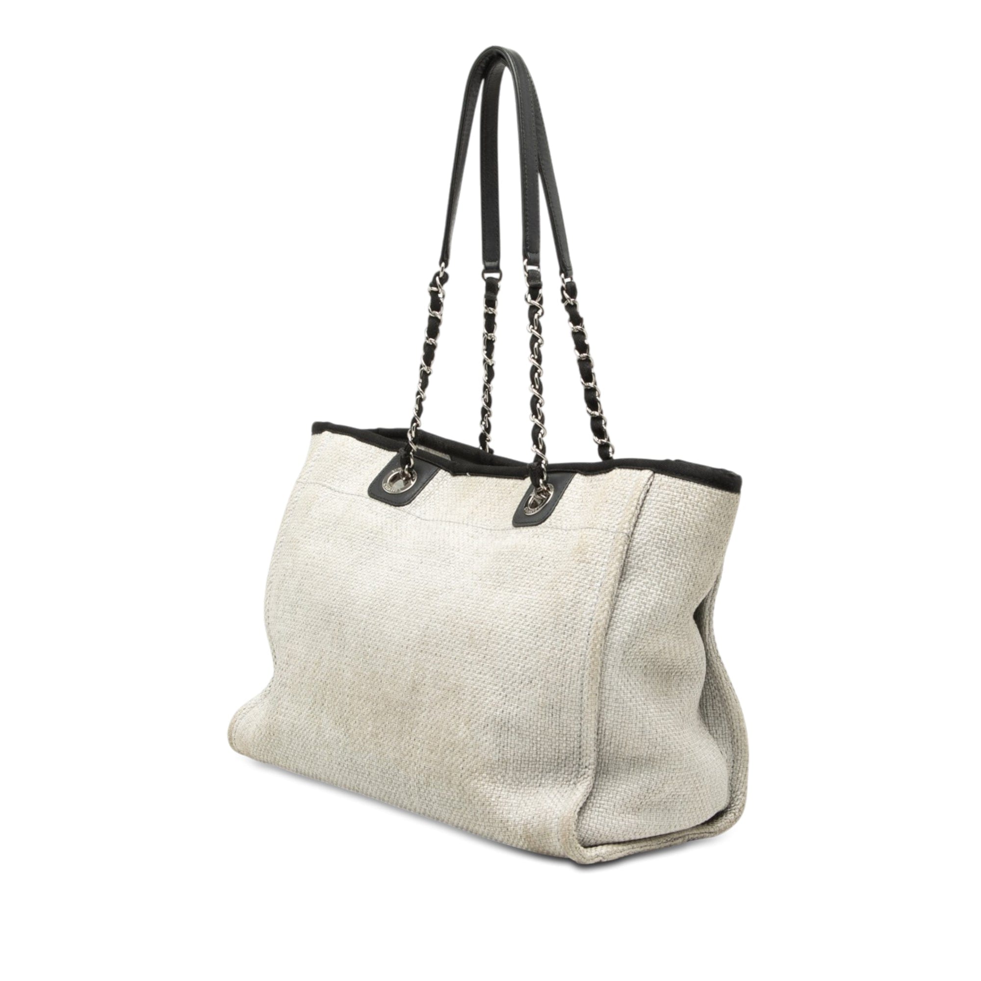 Chanel Small Canvas Deauville Tote