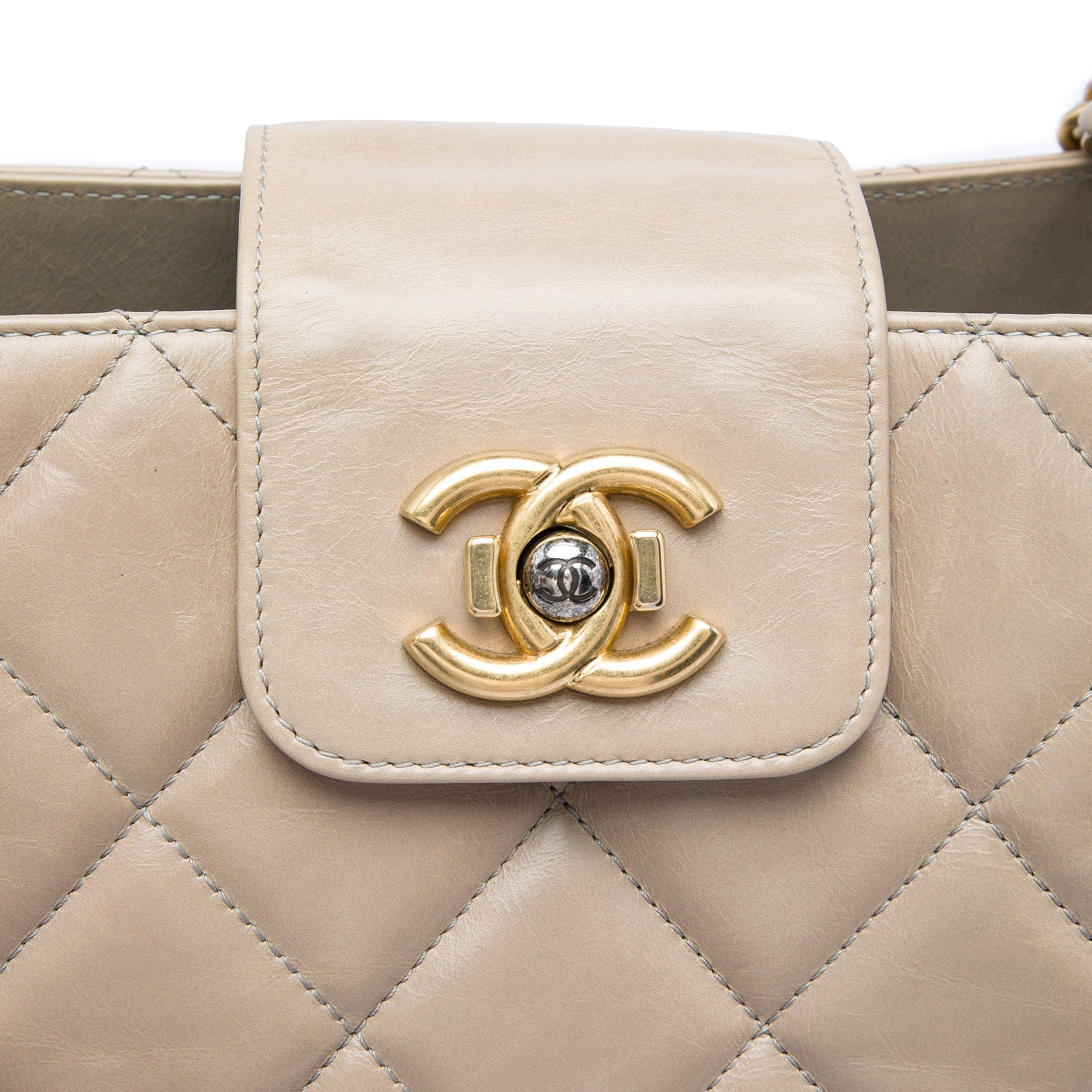 Chanel Quilted Glazed Calfskin Daily Walk Tote