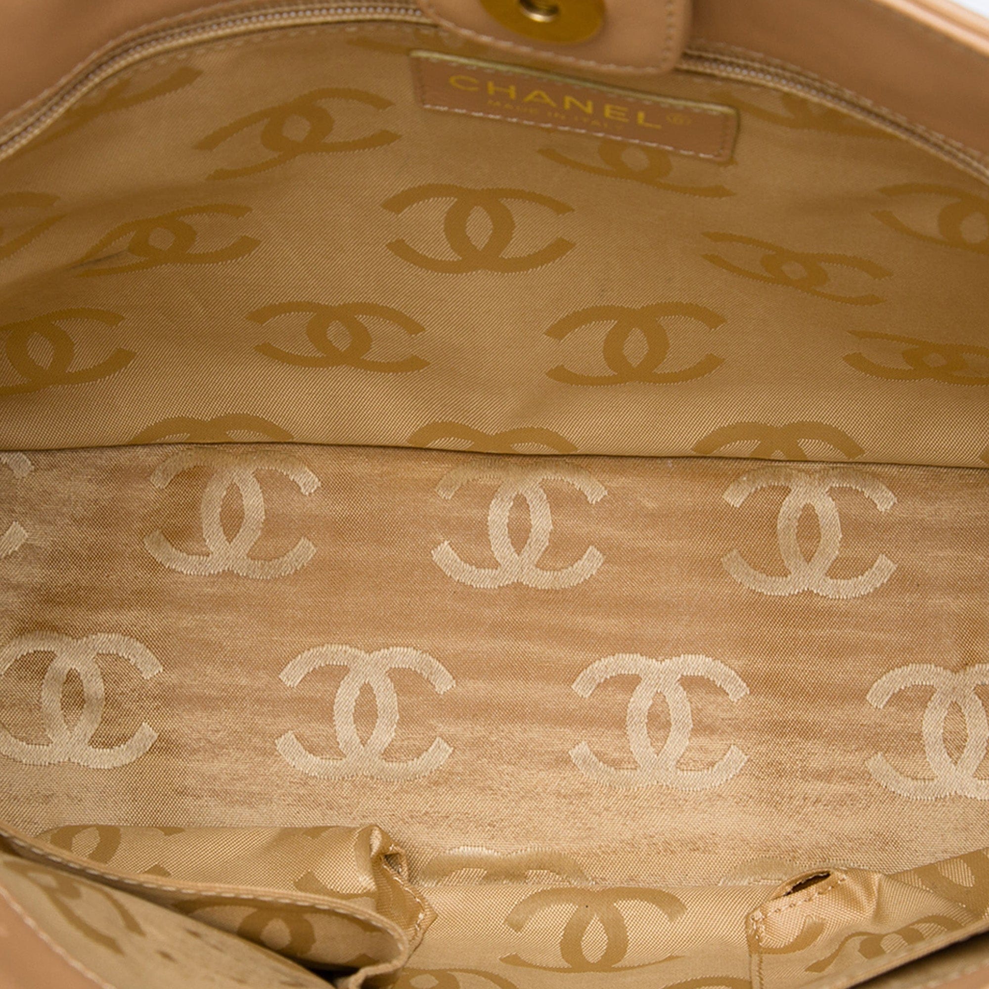 Chanel Lambskin Triple CC Tote