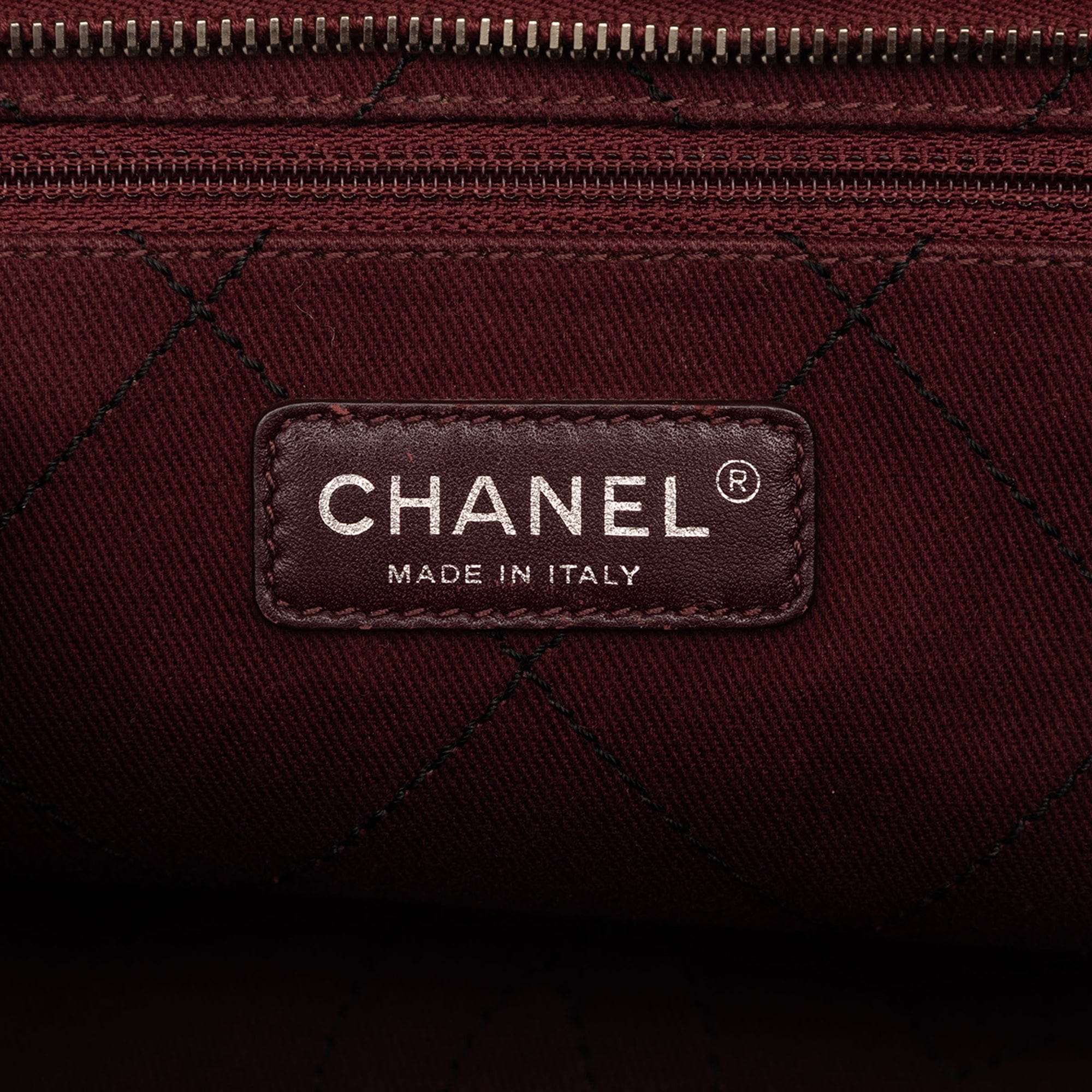 Chanel CC Caviar Wild Stitch On the Road Tote