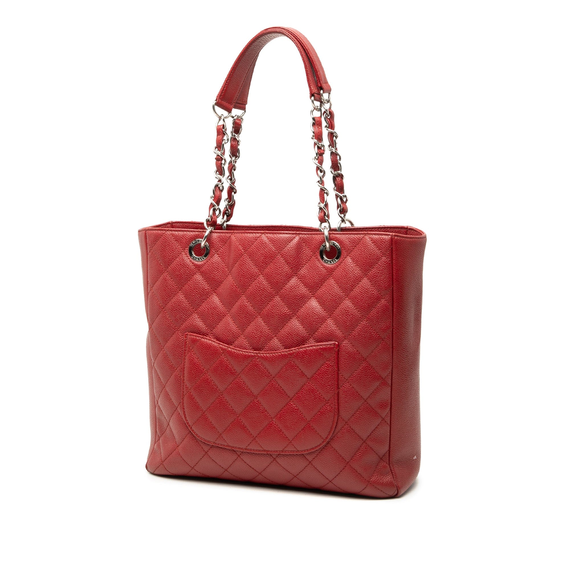 Chanel Caviar Vertical Grand Shopping Tote