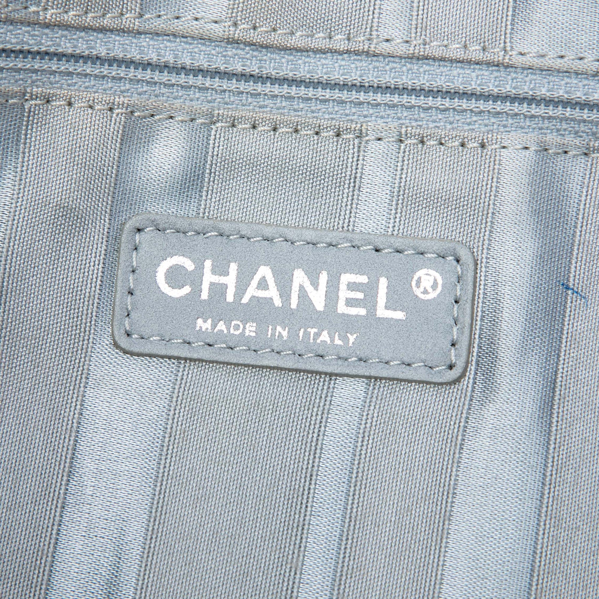 Chanel Large Denim CC Disc Bon Bon Tote