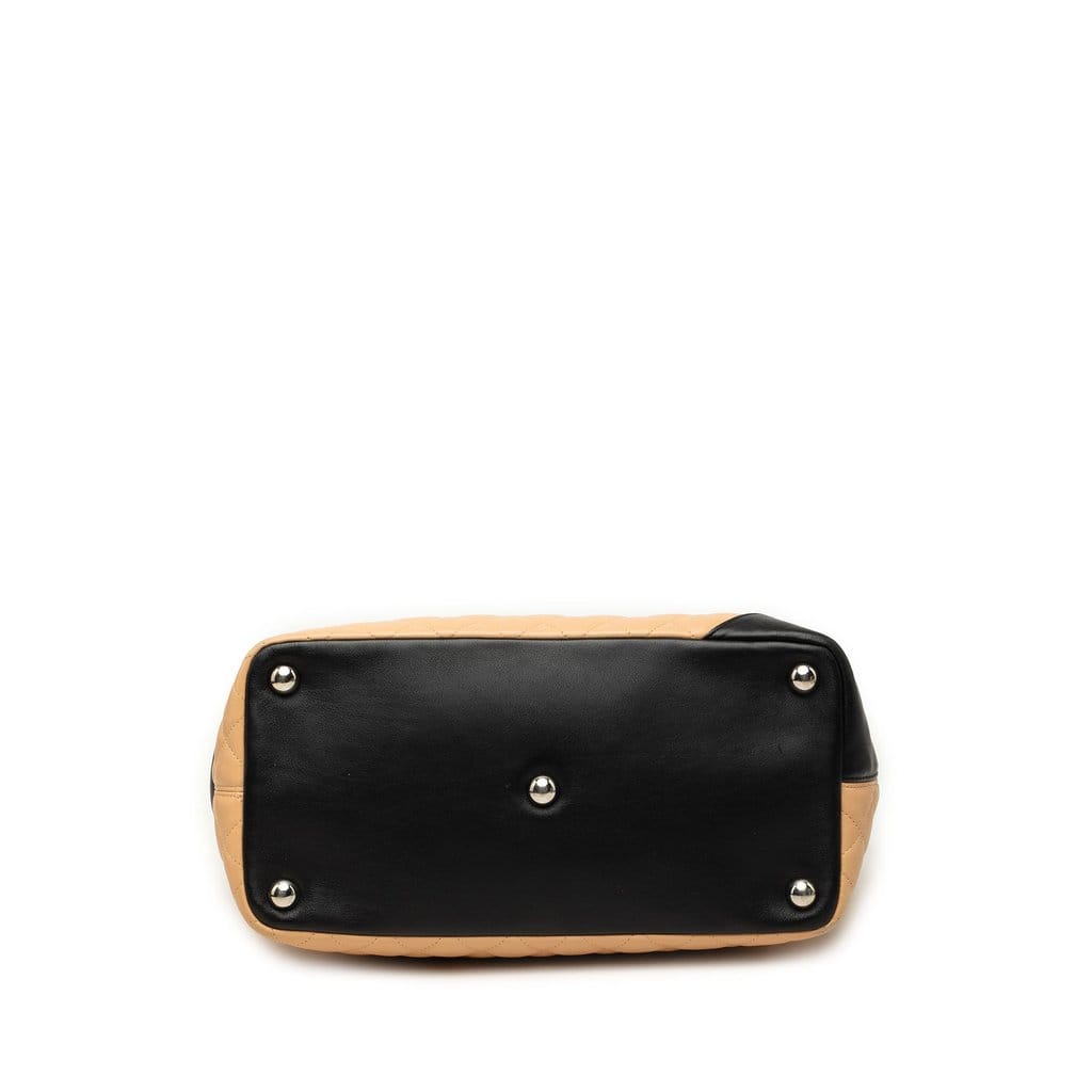 Chanel Large Quilted Lambskin Cambon Ligne Tote