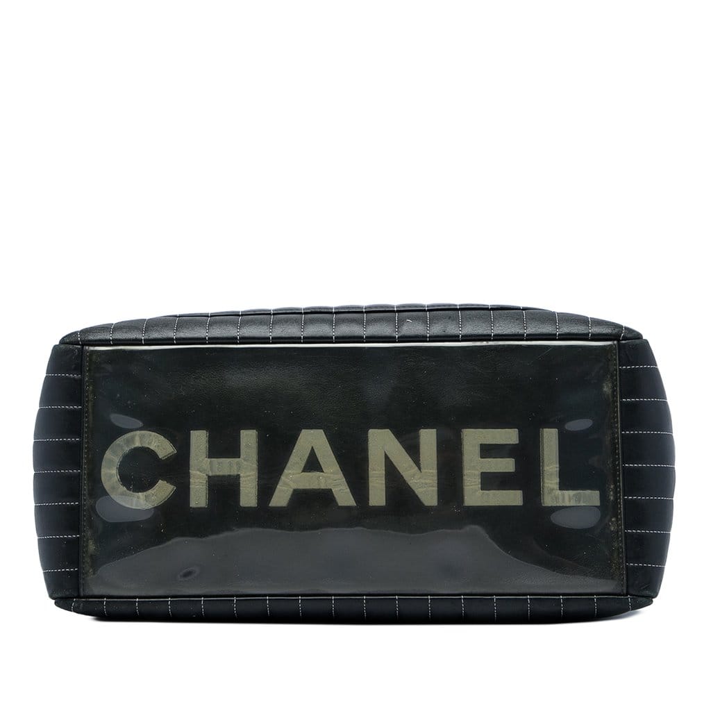 Chanel Large Lambskin Vertical Quilted Mademoiselle Tote