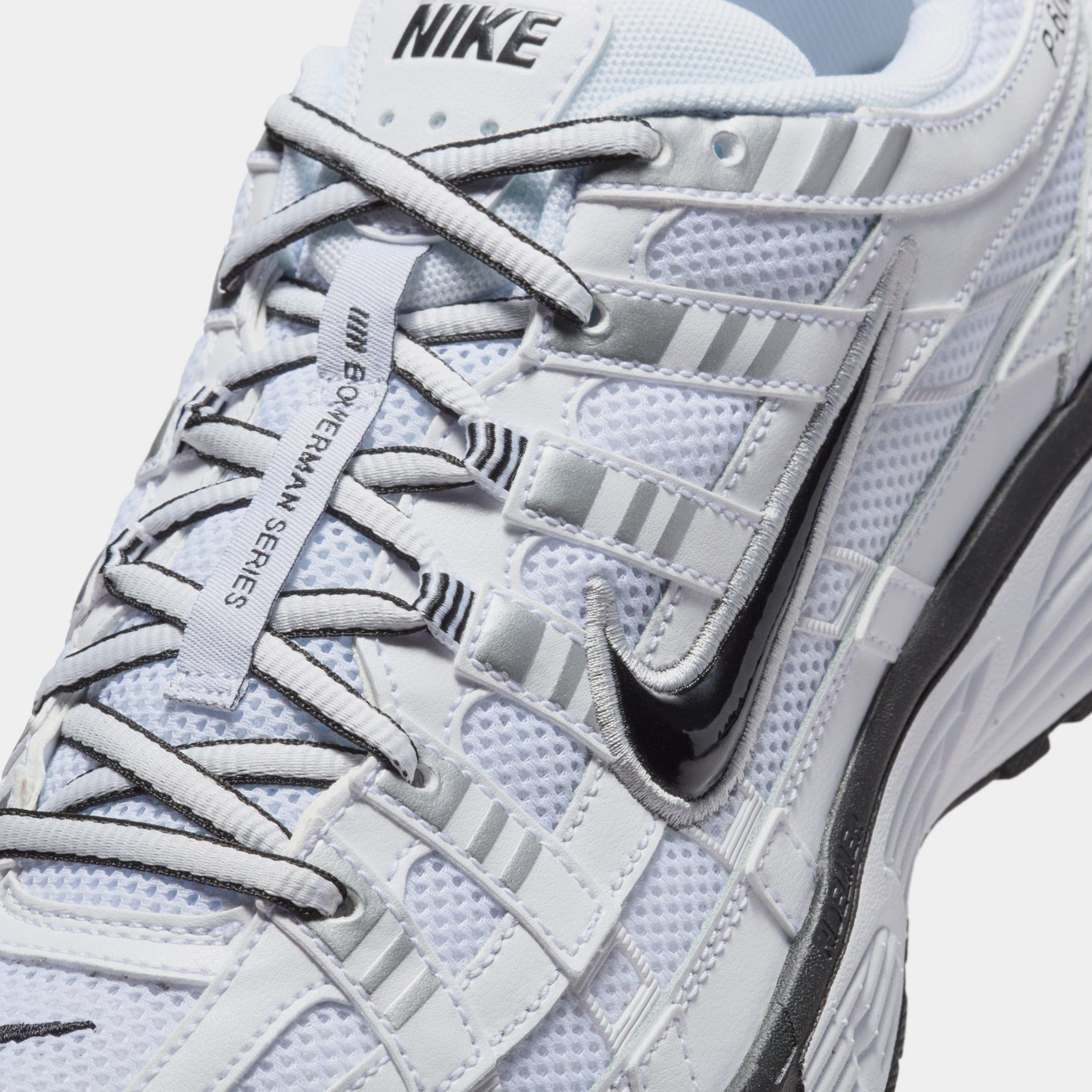 Nike P 6000 Mens Lifestyle Shoes (White/Silver/Black)