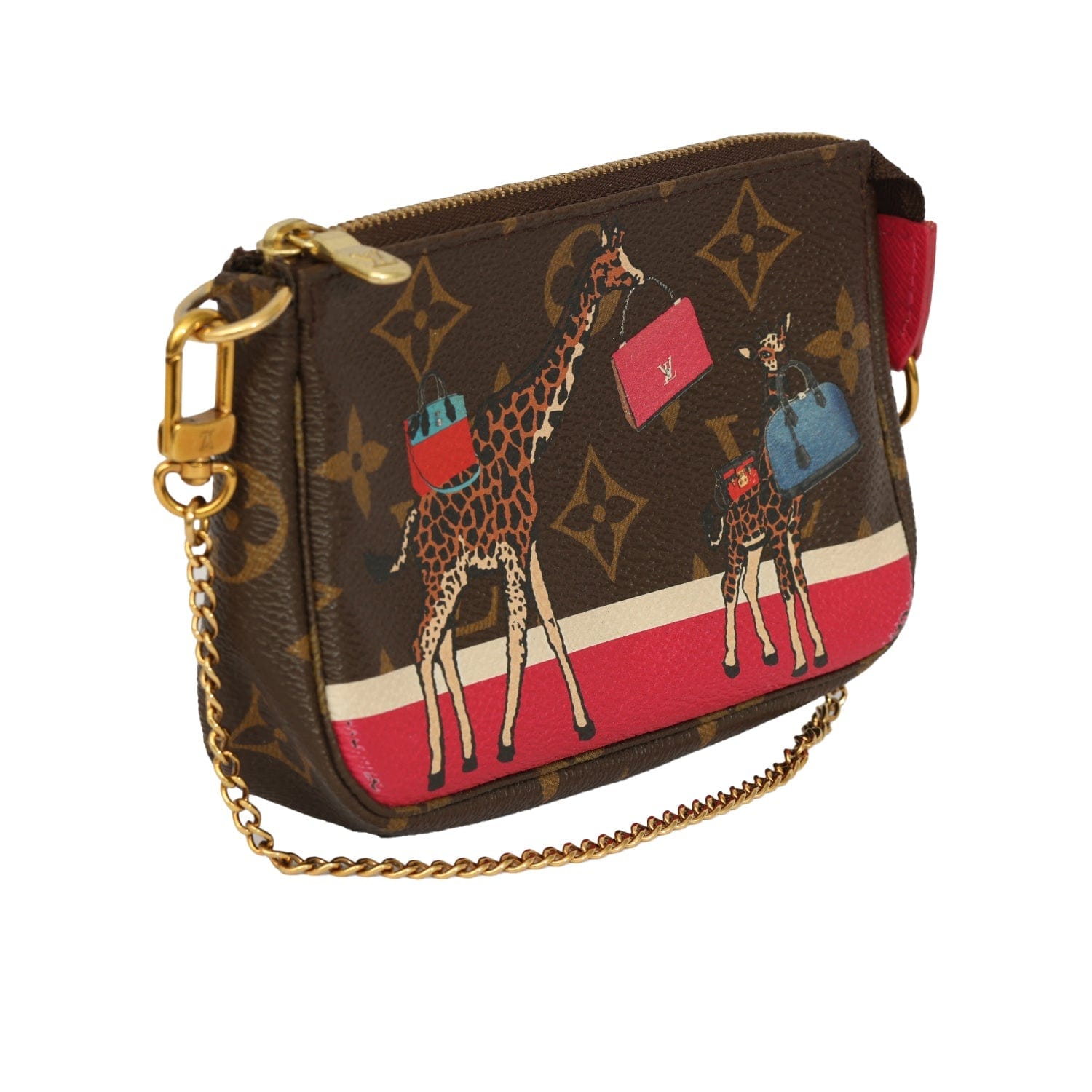LOUIS VUITTON MONOGRAM CHRISTMAS ANIMATION MINI ACCESSORIES BAG