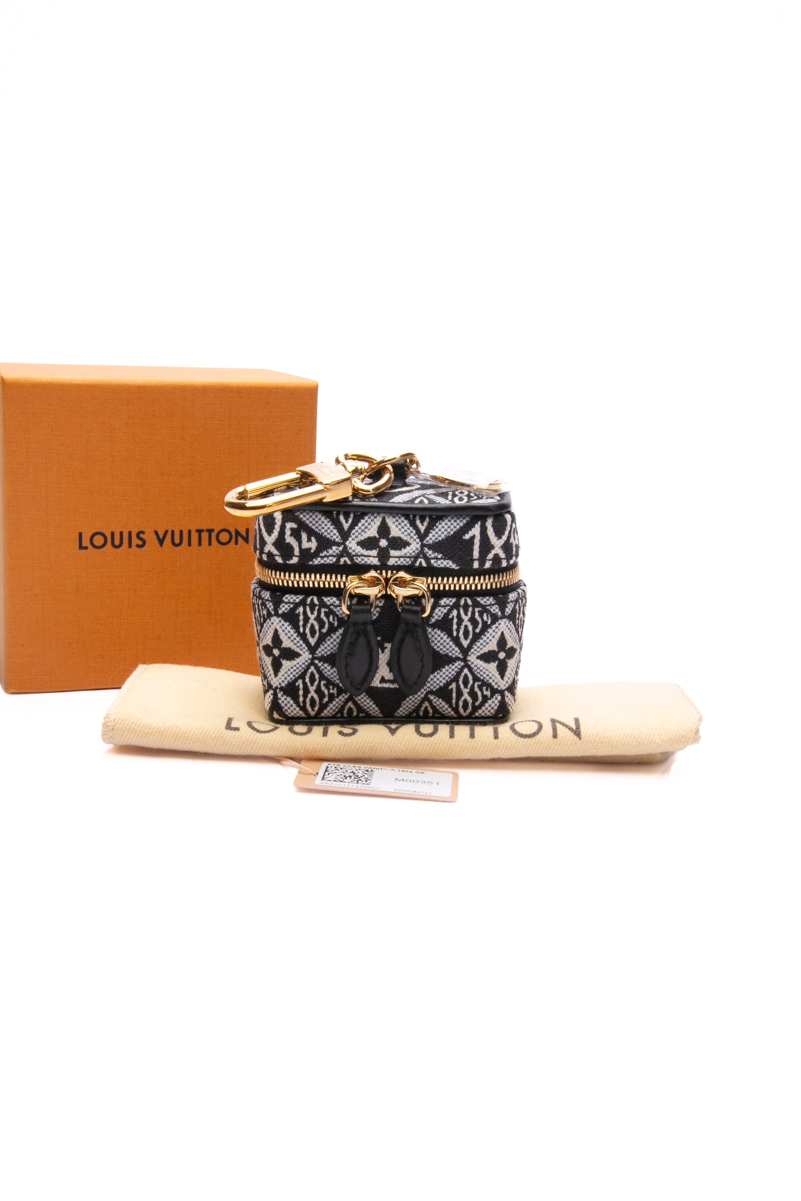 LOUIS VUITTON Since 1854 Porte Clé Vanity Bag Charm