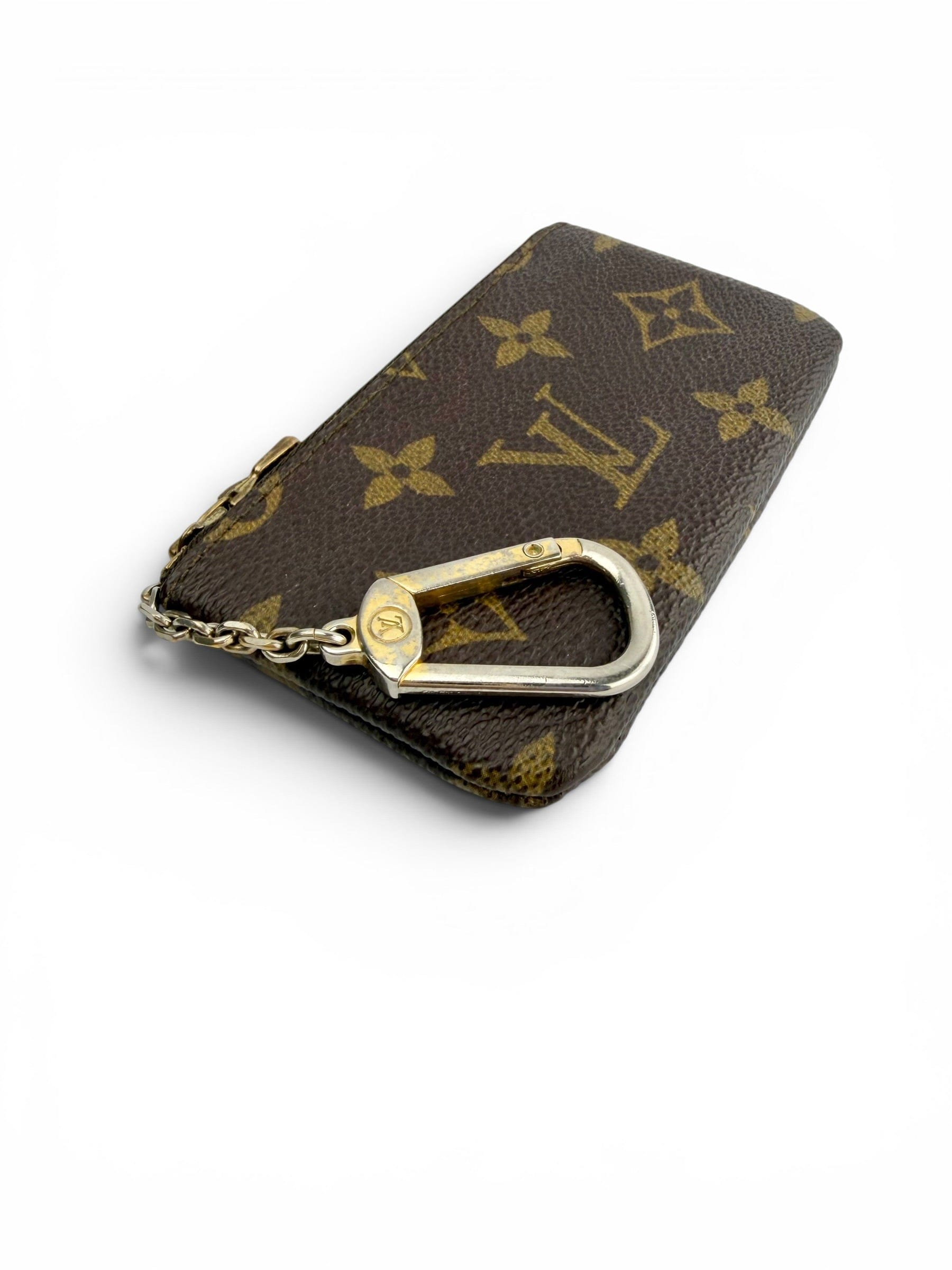 Louis Vuitton Vintage Monogram Zip Key Pouch