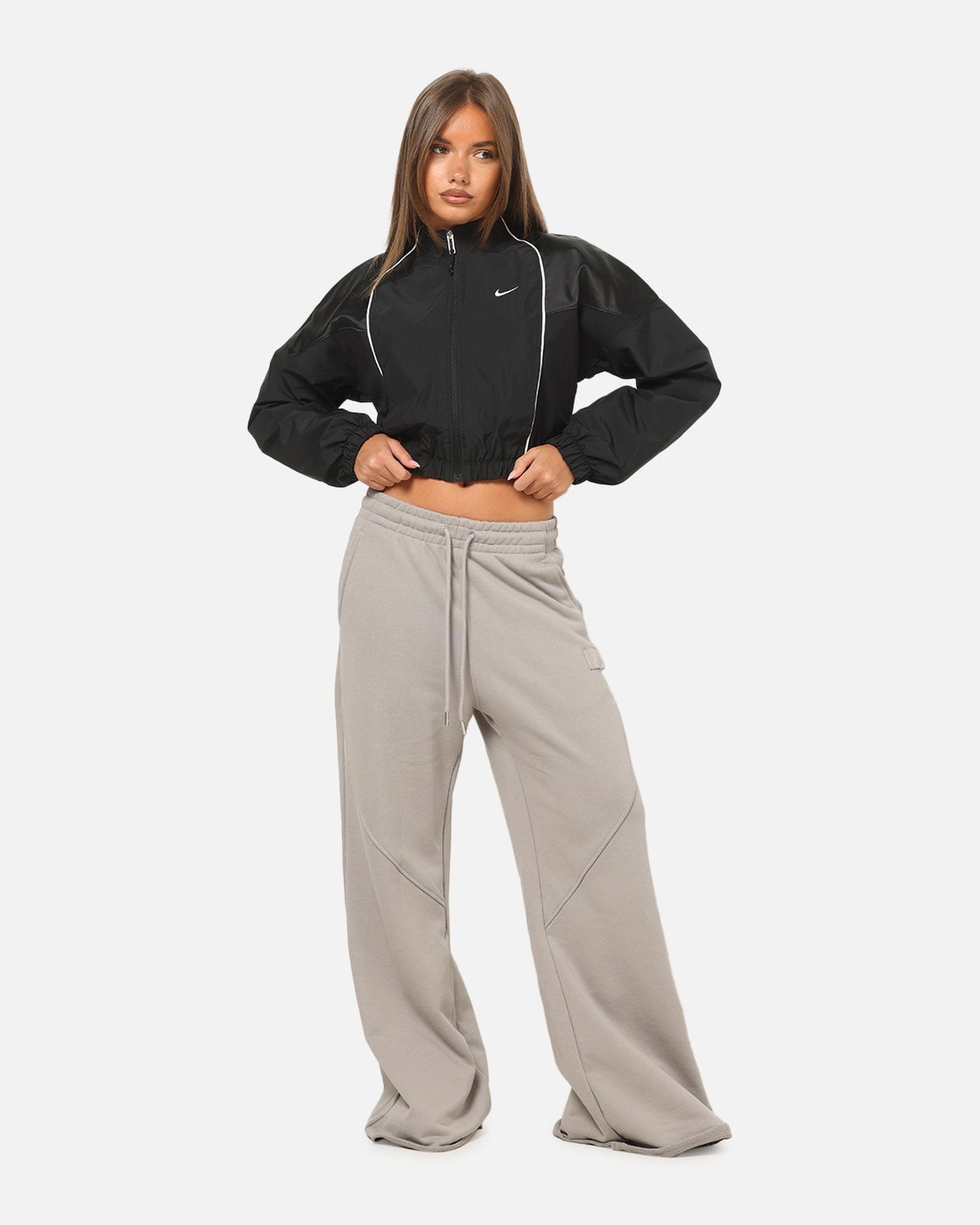 Nike Women's Sportswear Shrunken Track Jacket Black/Black