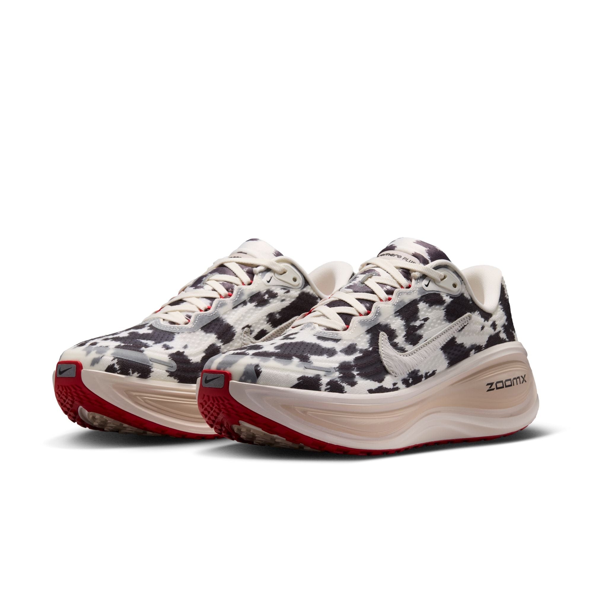 Nike Vomero Plus Color: SAIL/SAIL - UNIVERSITY RED - LT OREWOOD BRN Style: IR0035 - 100
