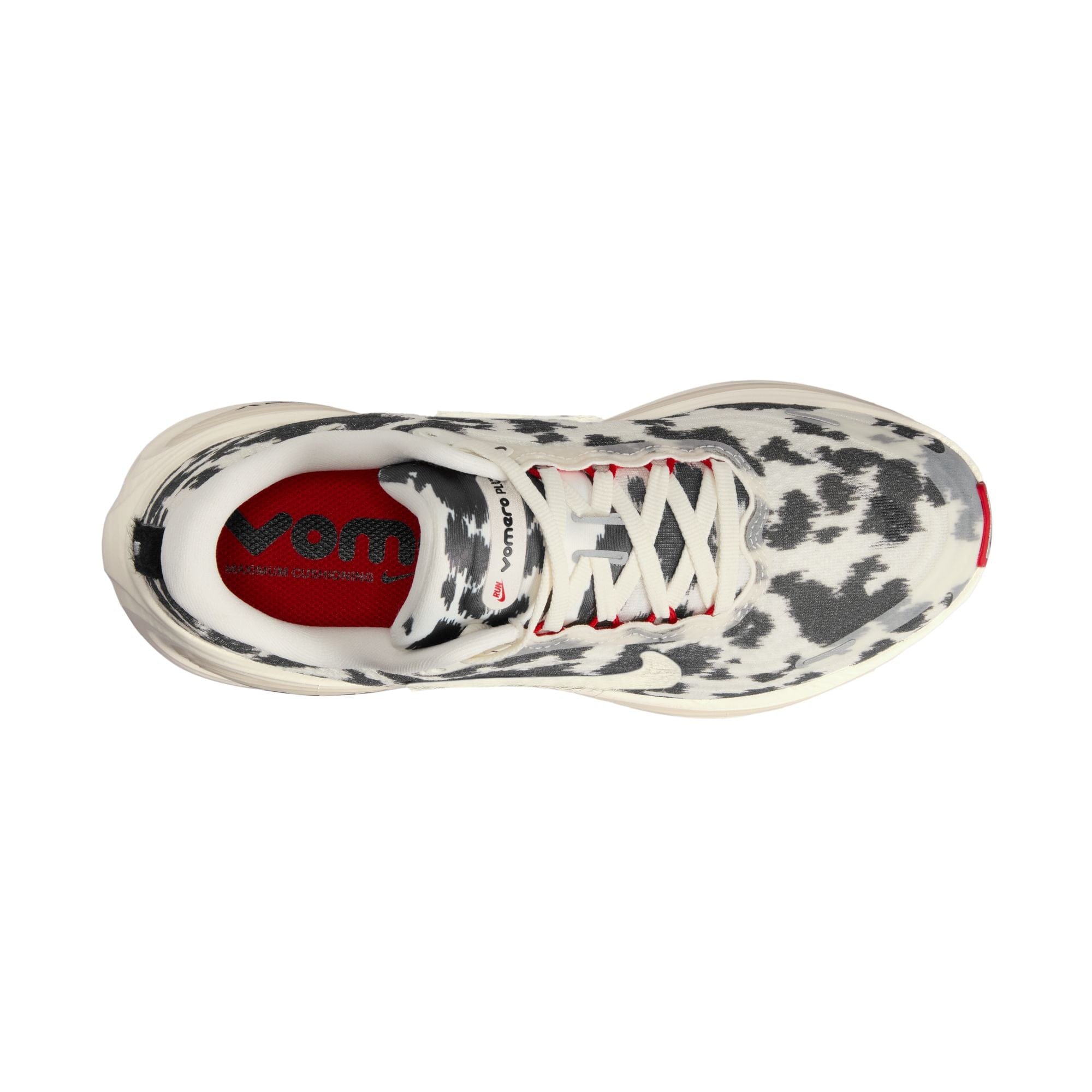 Nike Vomero Plus Color: SAIL/SAIL - UNIVERSITY RED - LT OREWOOD BRN Style: IR0035 - 100