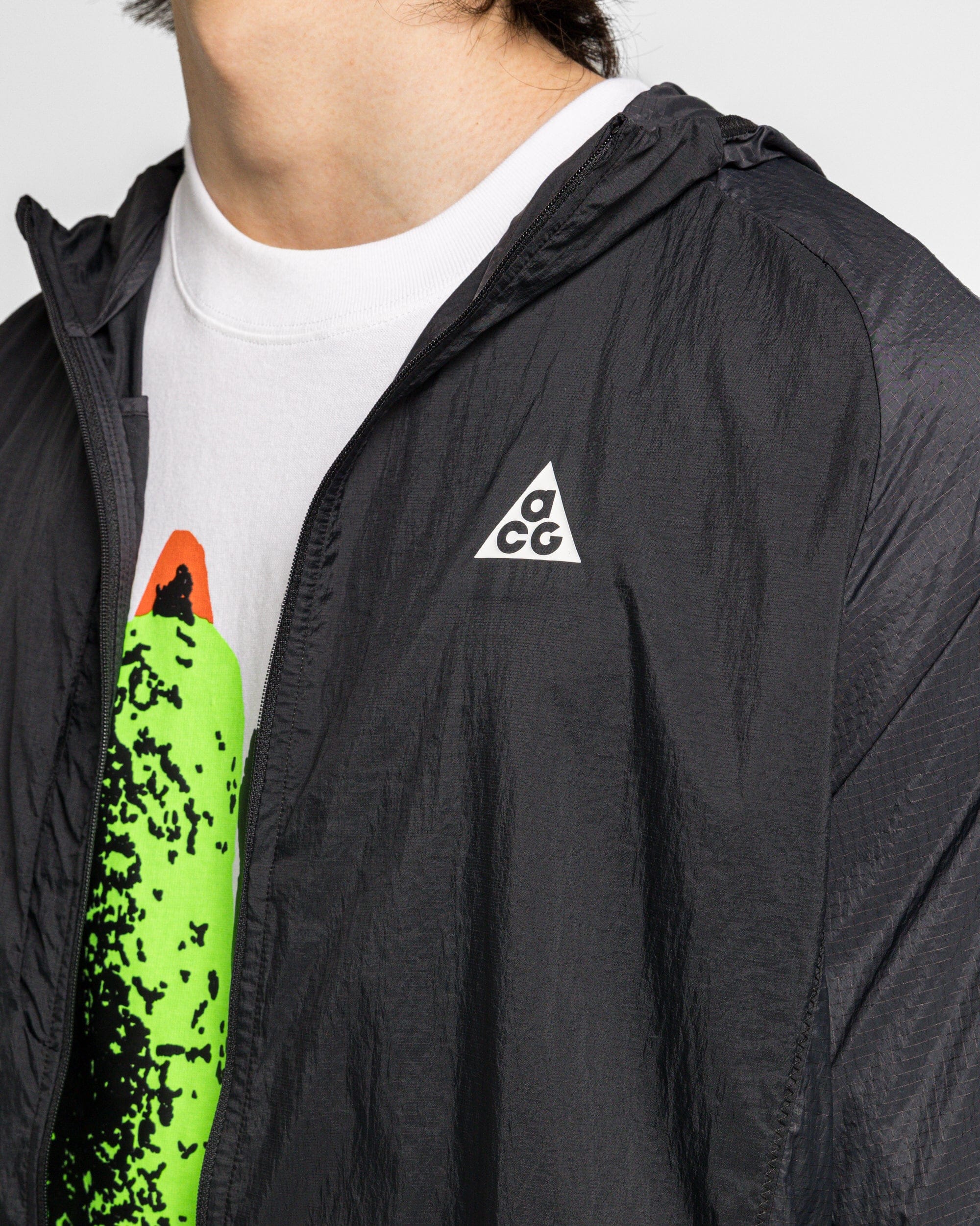 Nike ACG Aireez UV Protection Jacket - Black/Black - Summit White