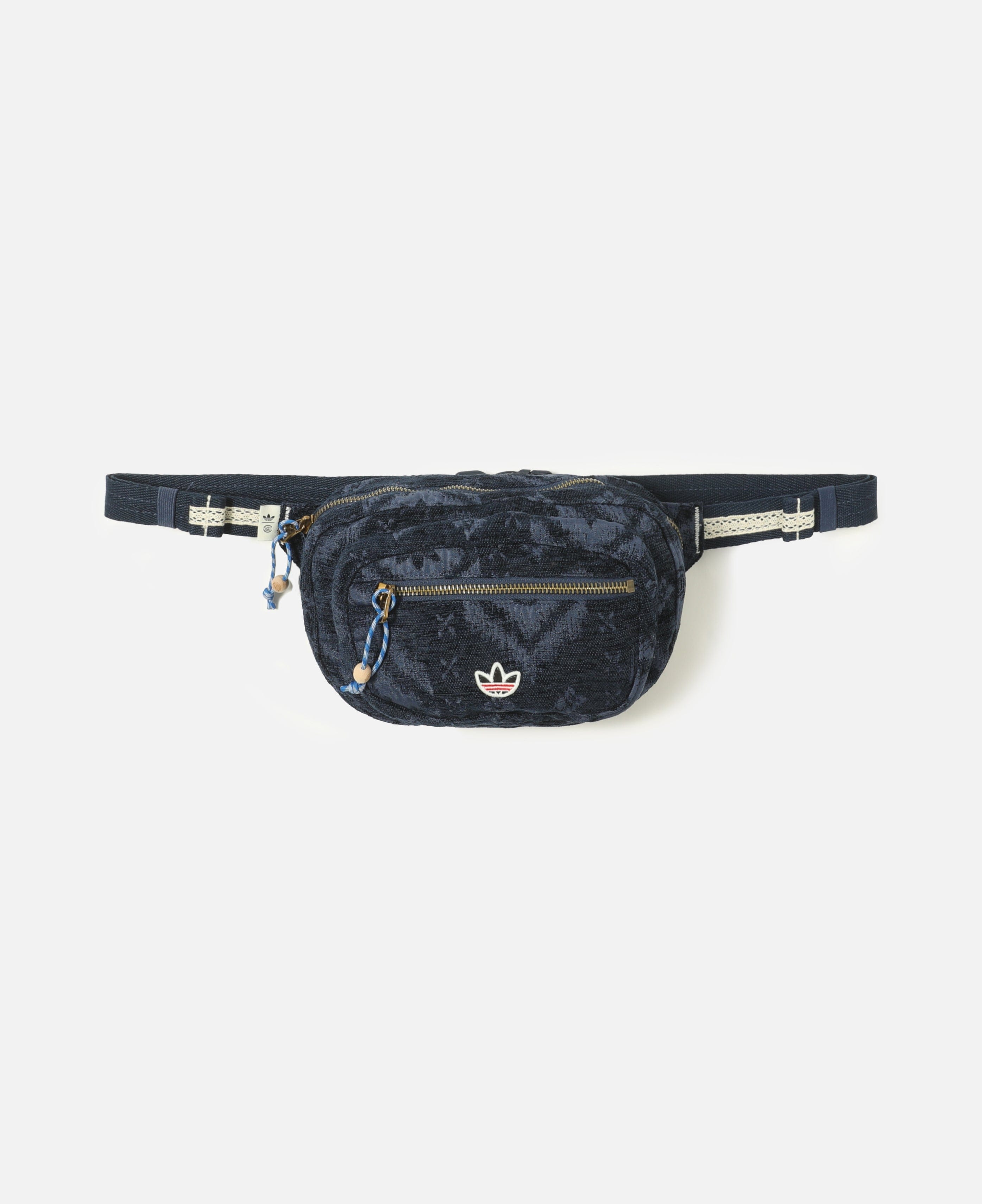 adidas Clot Heritage Print Hip Bag (Navy)