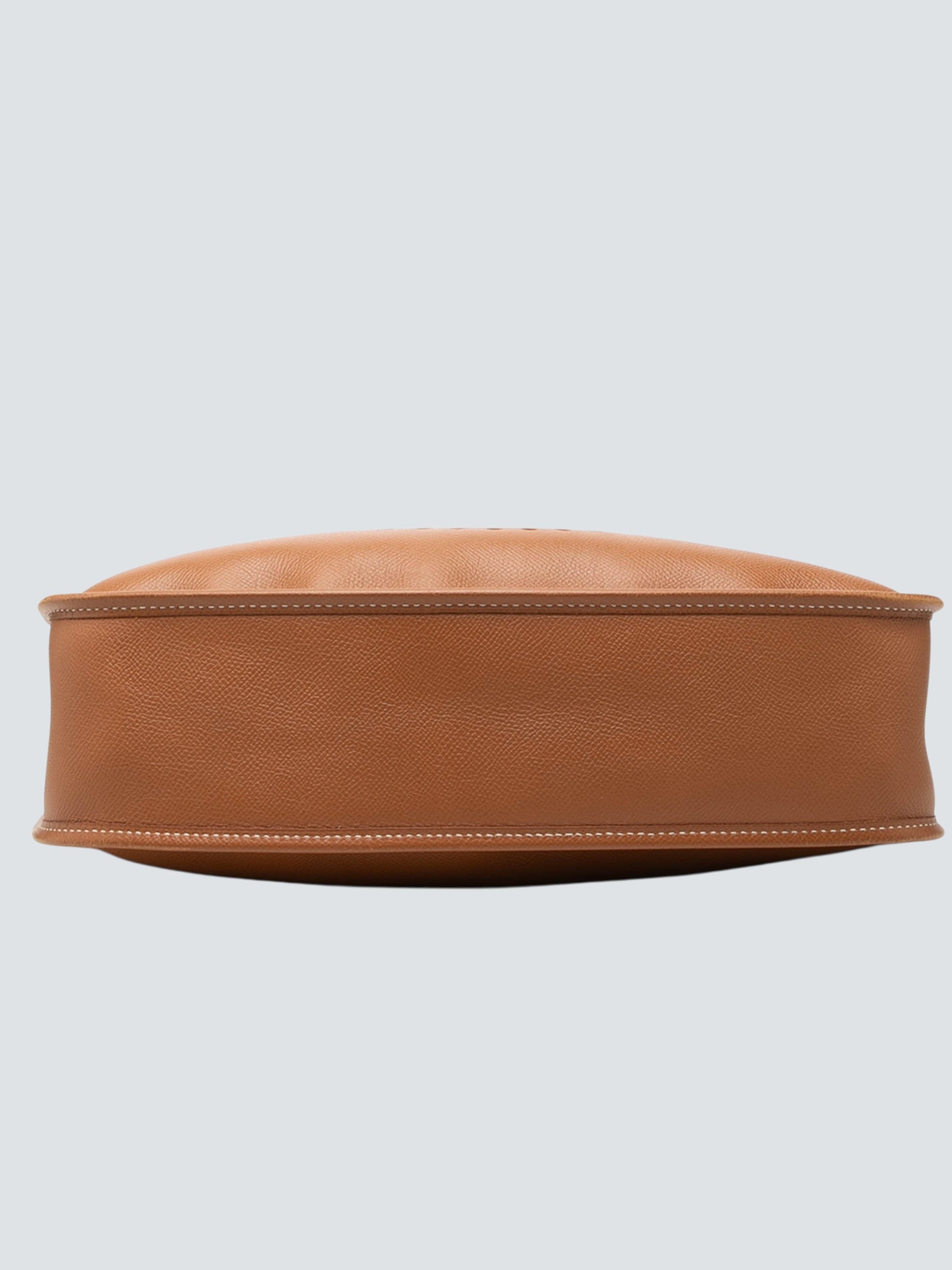 Hermès Tan Clemence Leather Evelyne 33 Crossbody