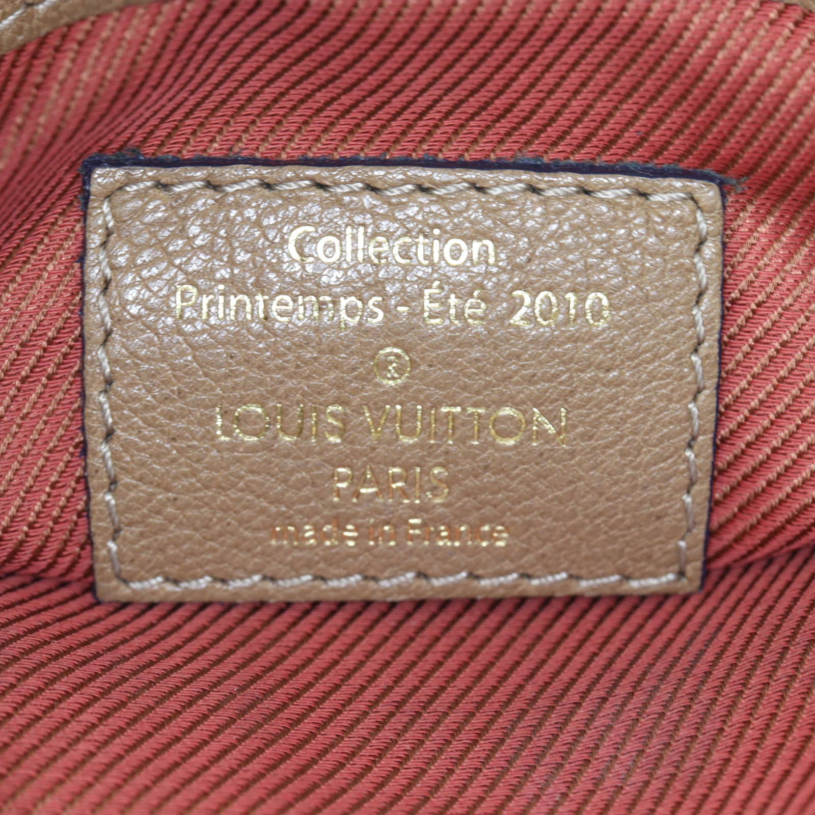Louis Vuitton Underground Flat Bag Monogram Embossed