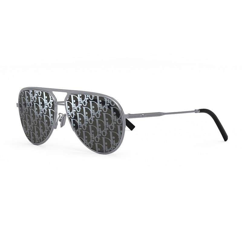 Dior Sunglasses Aviator Full Rim, Palladium Frame And Blue Dior Pattern Photochromatic Lens Dioressentiala2Uf0I8