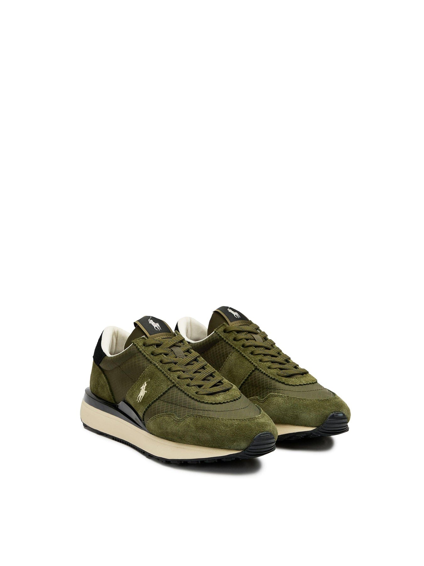 Polo Ralph Lauren Train 89 Suede Trainers Green