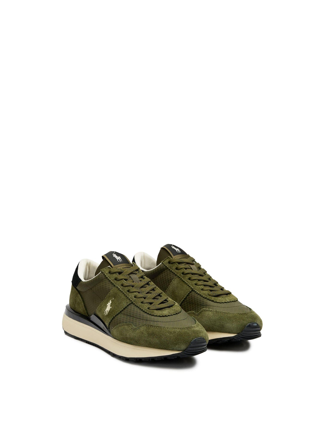 Polo Ralph Lauren Train 89 Leather Trainers Green