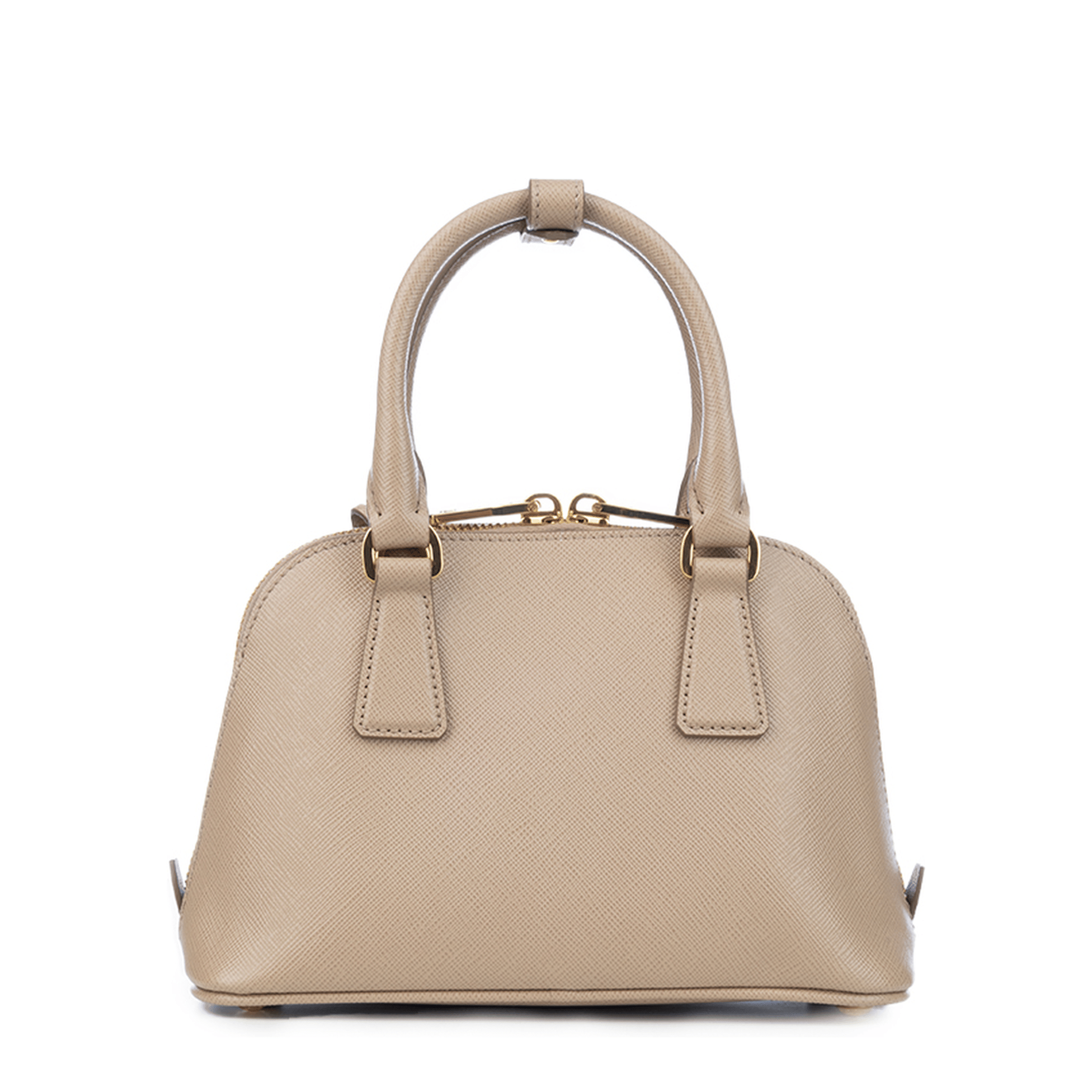 Prada Promenade Mini Calfskin Handbag - Cameo