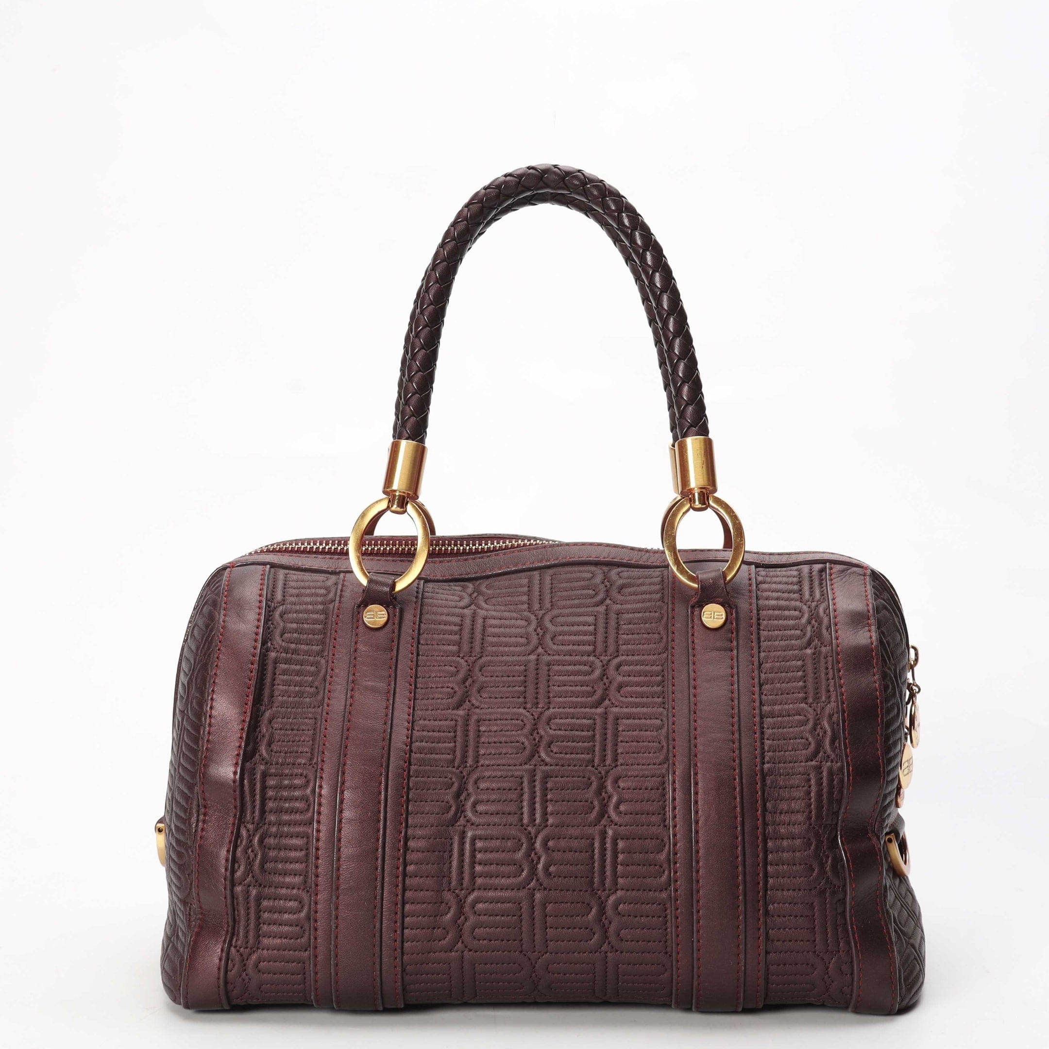 Balenciaga Brown Boston Bag