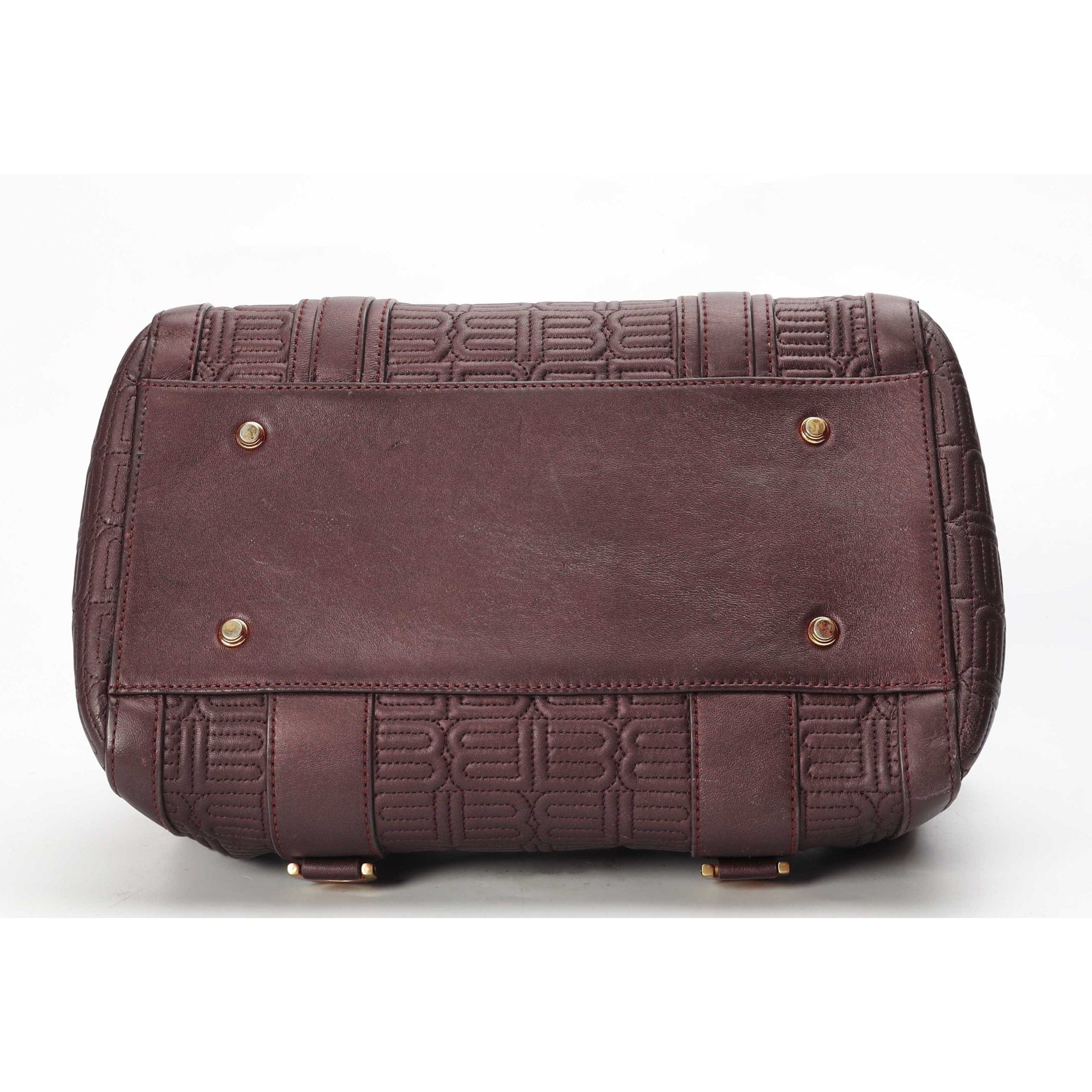 Balenciaga Brown Boston Bag