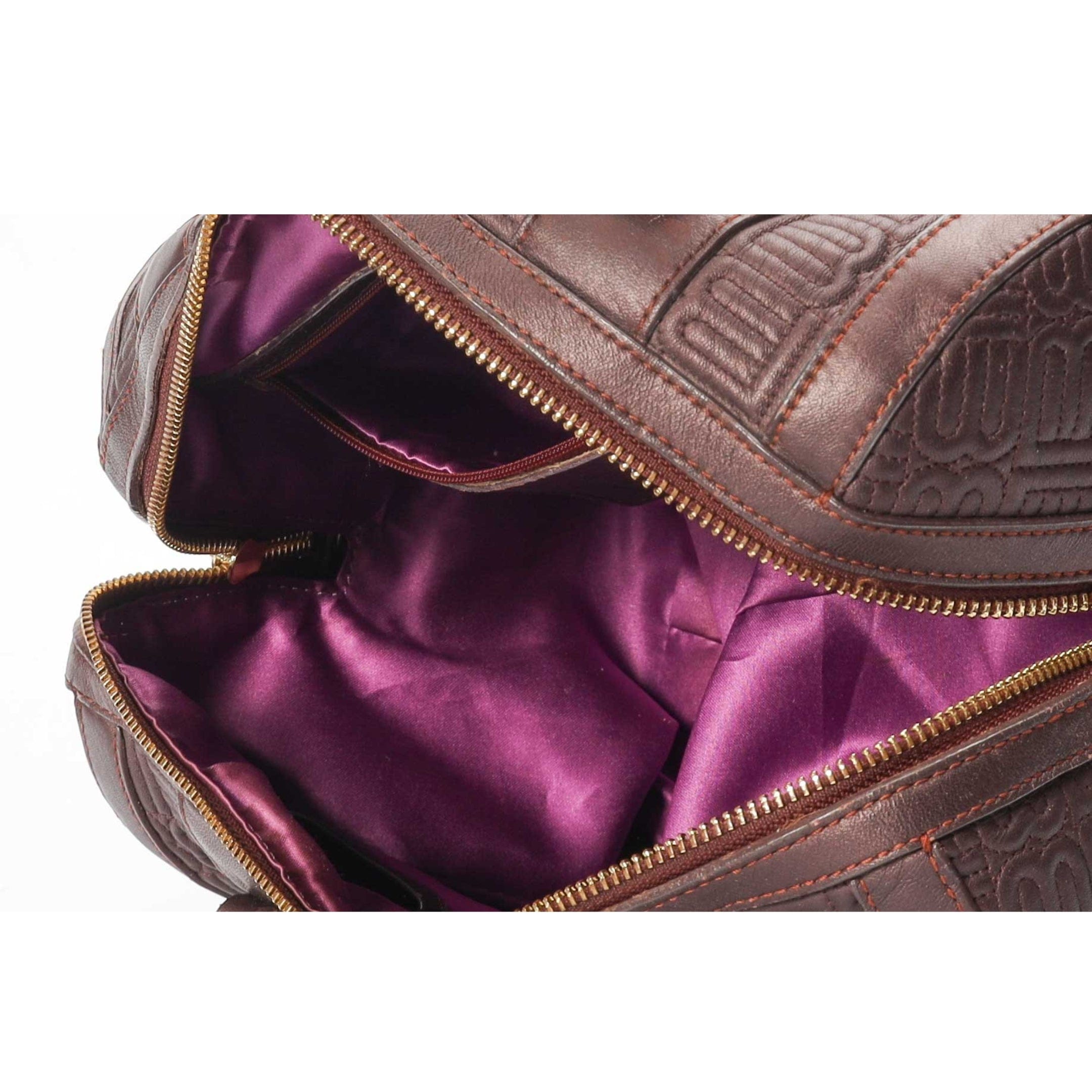 Balenciaga Brown Boston Bag