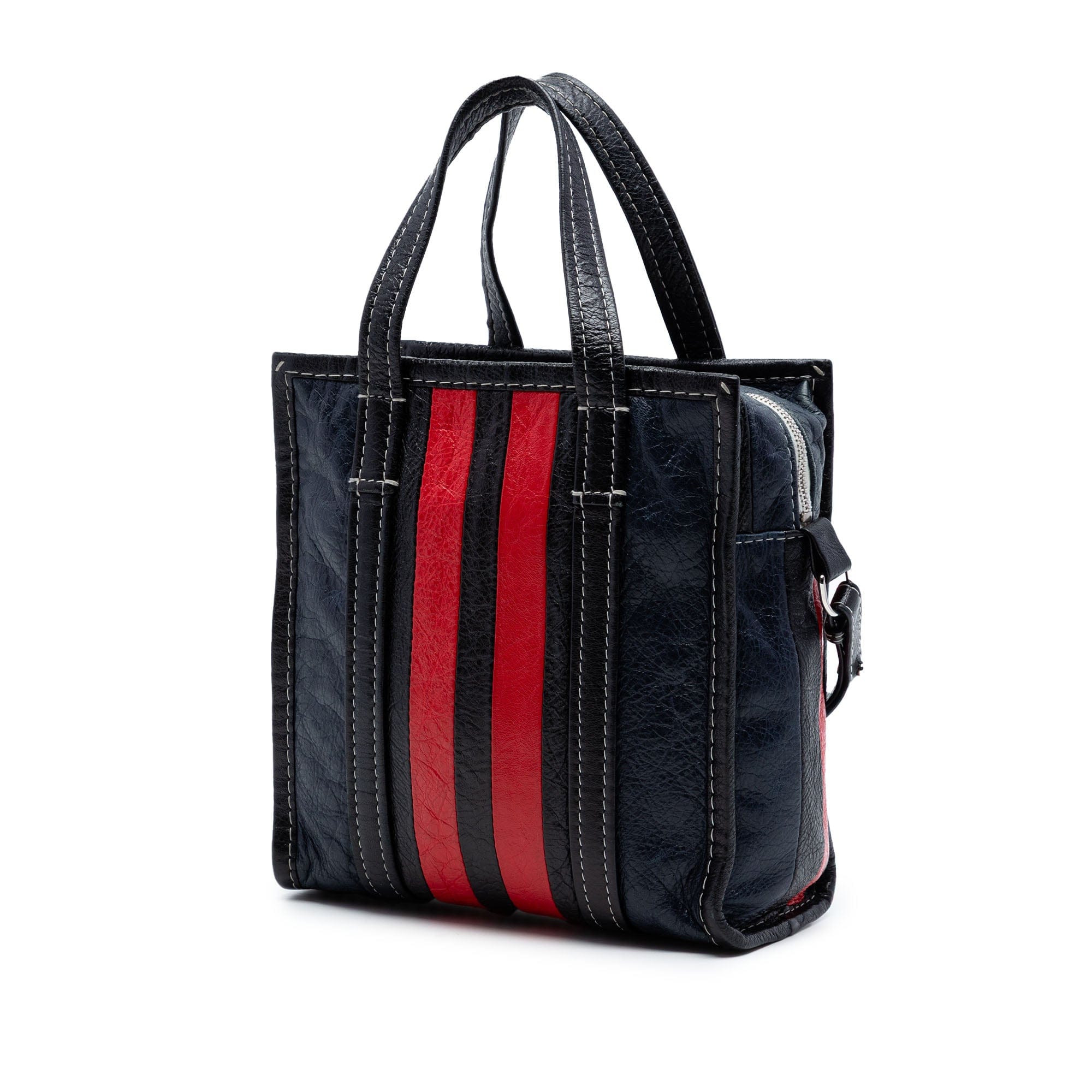 Balenciaga Lambskin Bazar Shopper Satchel XS