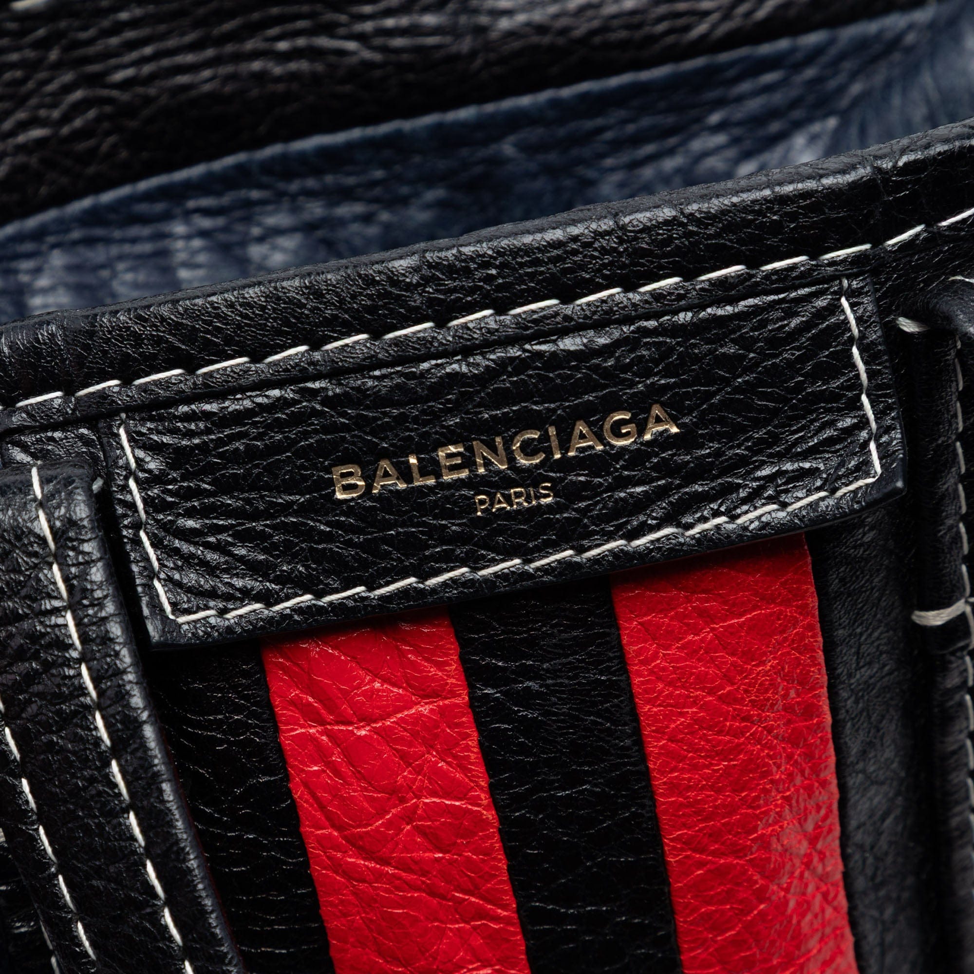 Balenciaga Lambskin Bazar Shopper Satchel XS