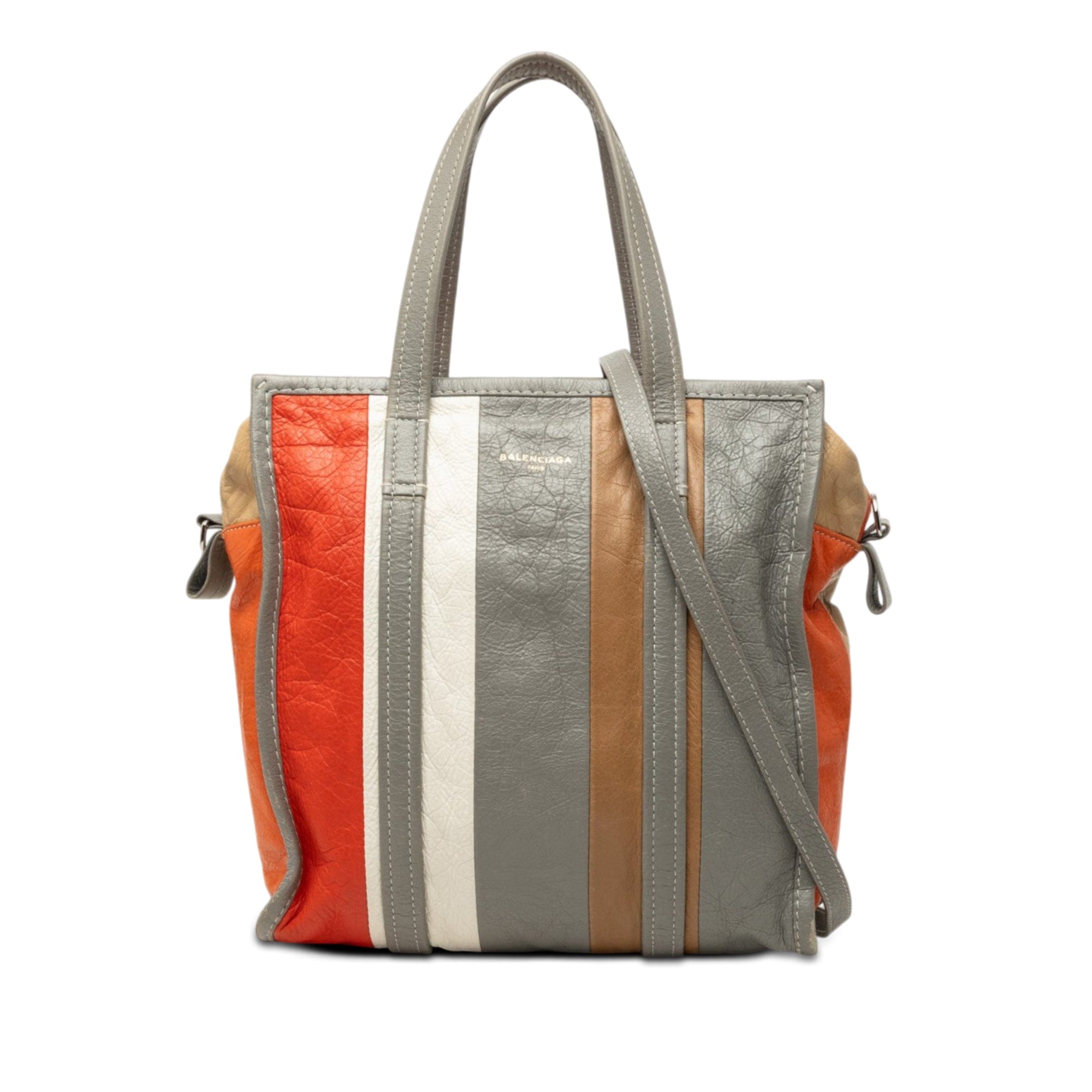 Balenciaga Lambskin Bazar Shopper Satchel S