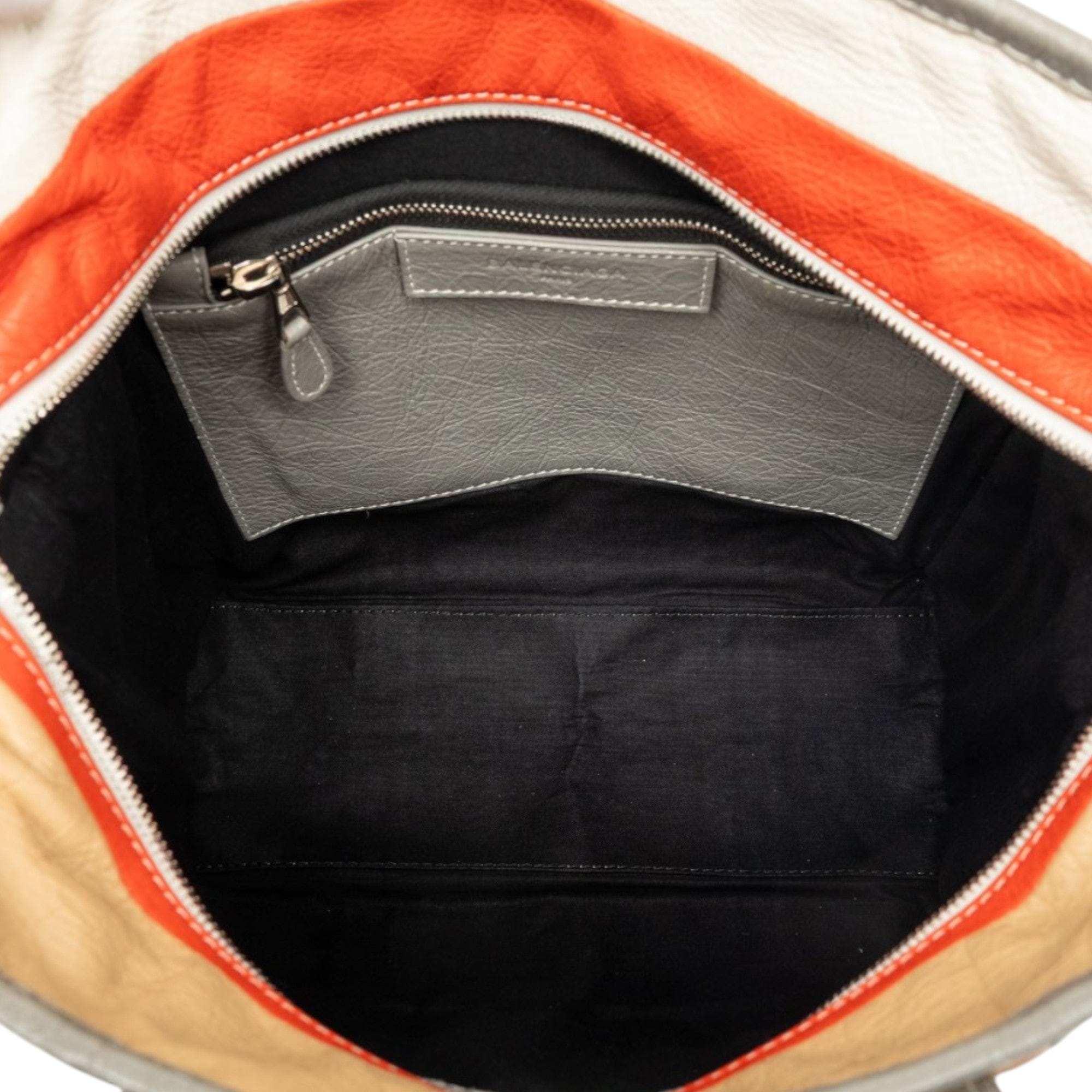 Balenciaga Lambskin Bazar Shopper Satchel S