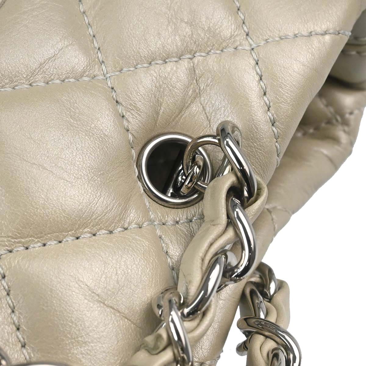 Chanel 2006 - 2008 Ivory Calfskin Cambon Ligne Tote Handbag