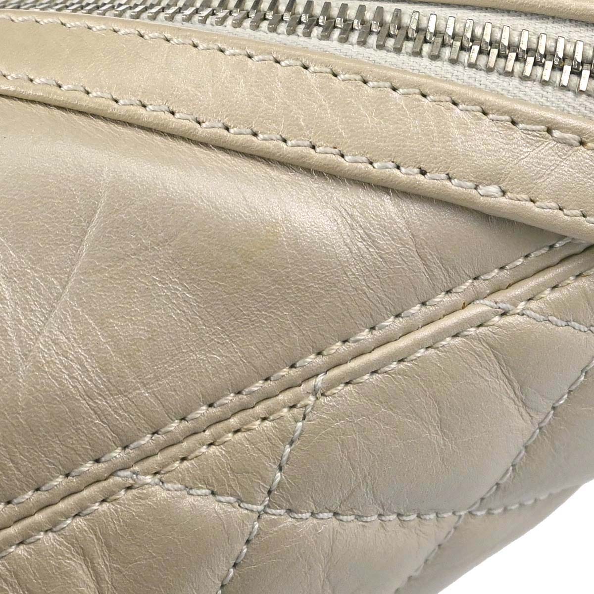 Chanel 2006 - 2008 Ivory Calfskin Cambon Ligne Tote Handbag