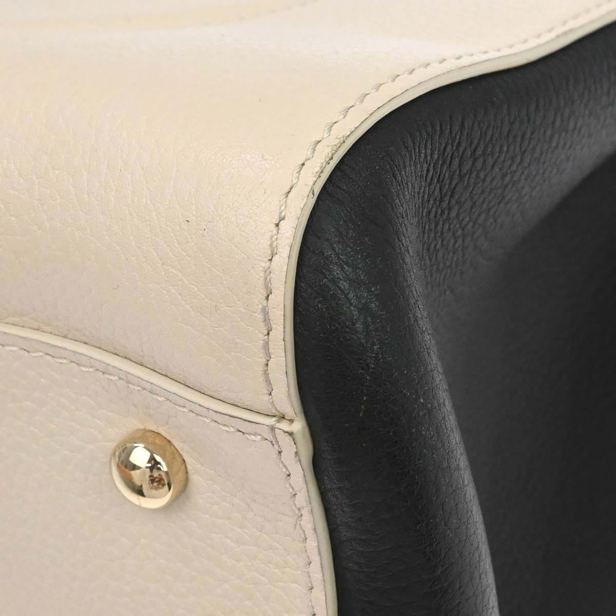 Chanel 2017 - 2018 Beige Calfskin Executive Cerf Tote 2way Shoulder Handbag